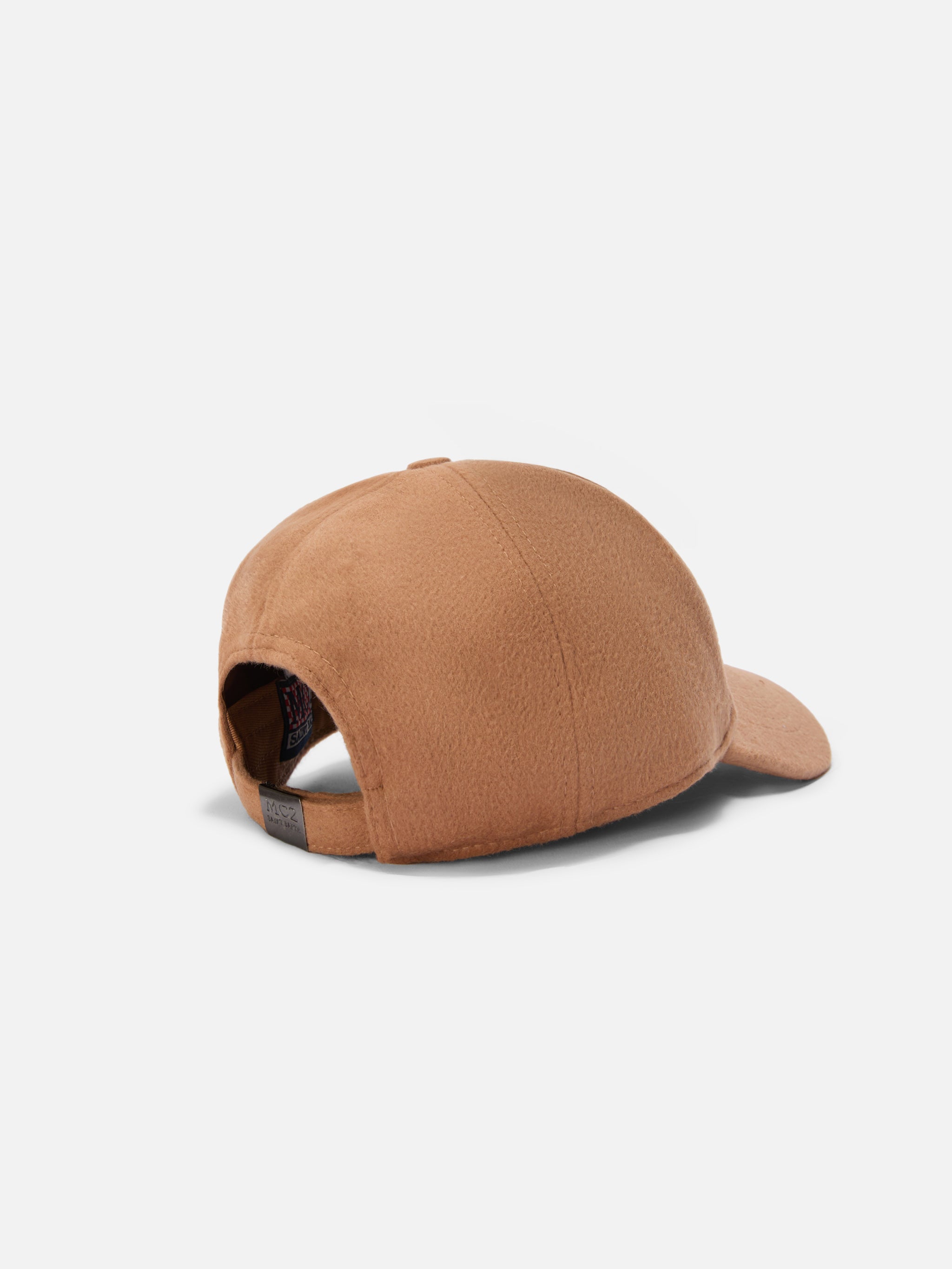 Baseball Cap Felt Camel Wool Blend Brown Hat