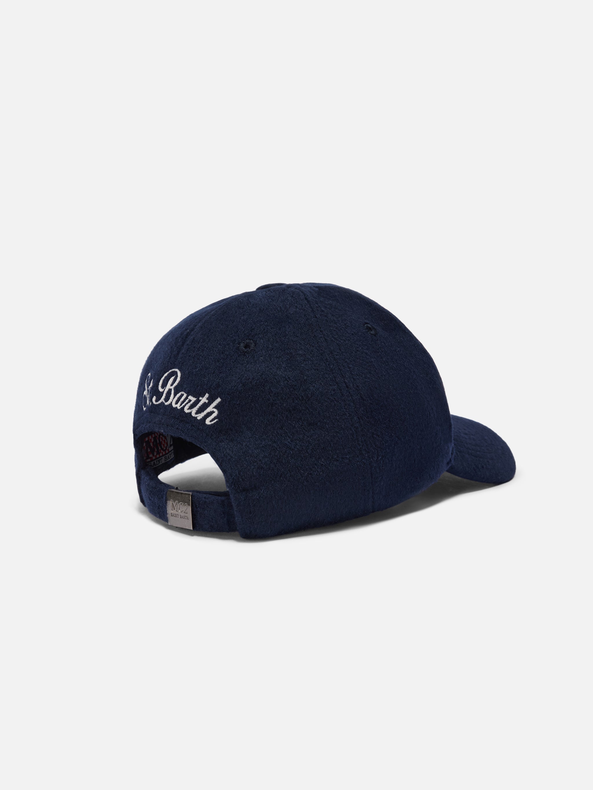 Baseball Cap Wool Blend With St. Moritz Embroidery | Top Of The World Special Edition Blue Hat