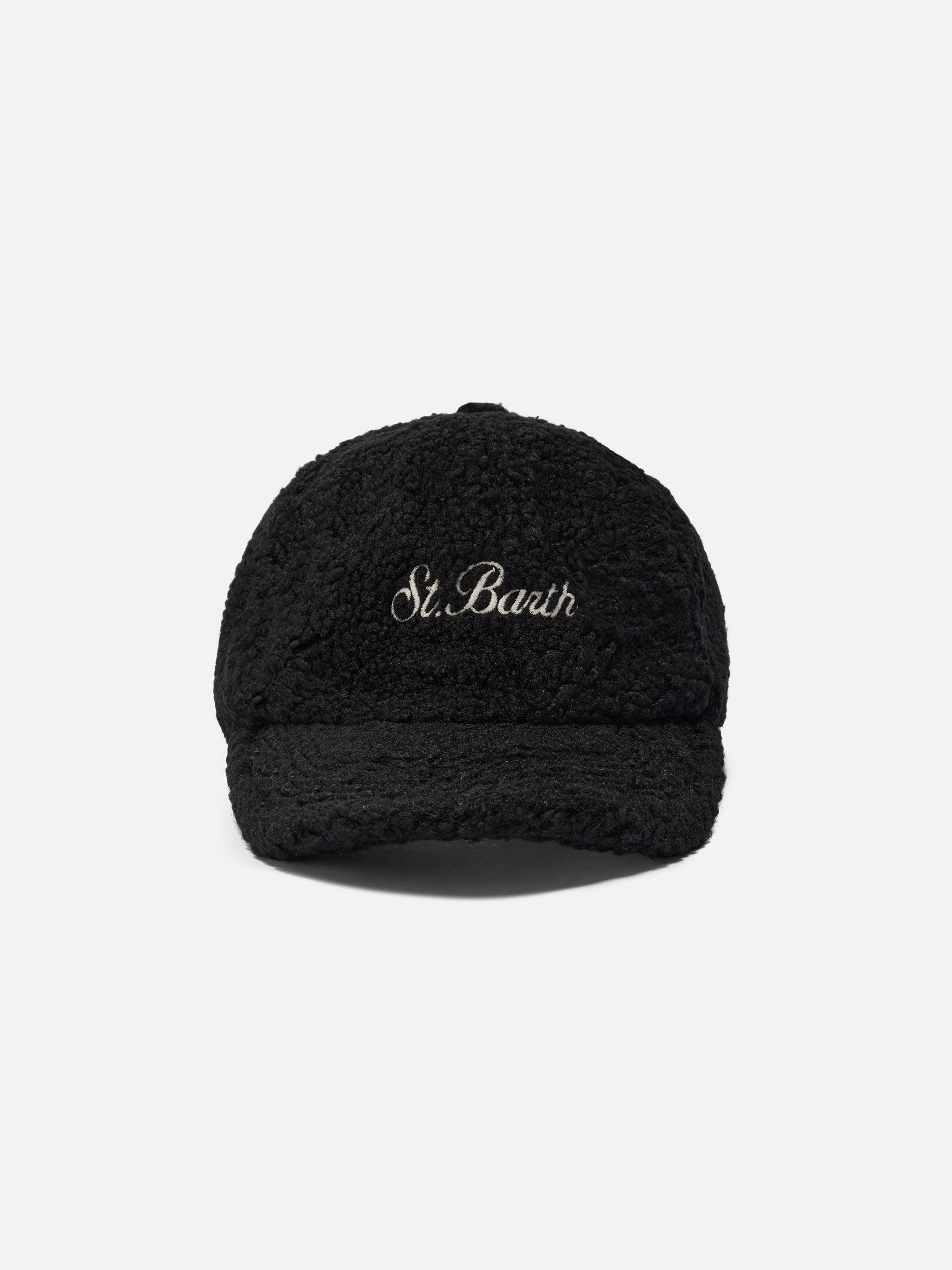 Baseball Cap Black Sherpa Hat