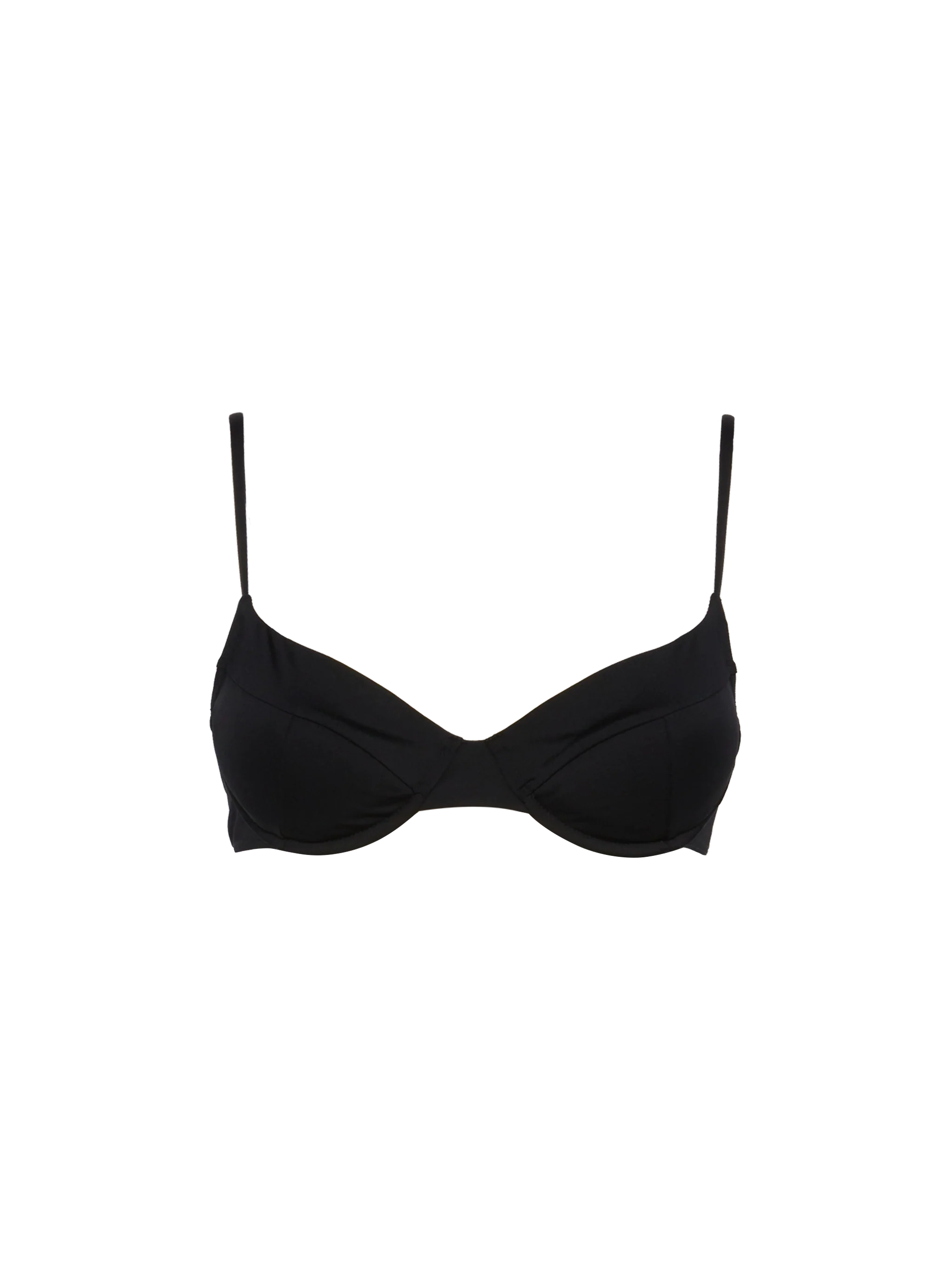 Bea Underwired Black Bralette Top