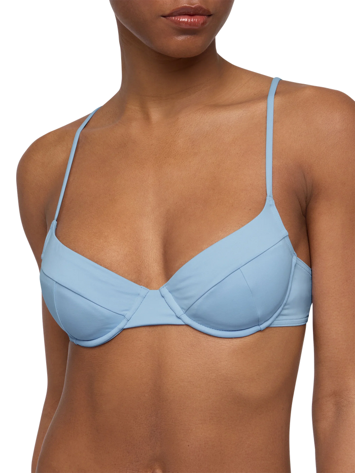 Bea Underwired Light Blue Bralette Sky Top