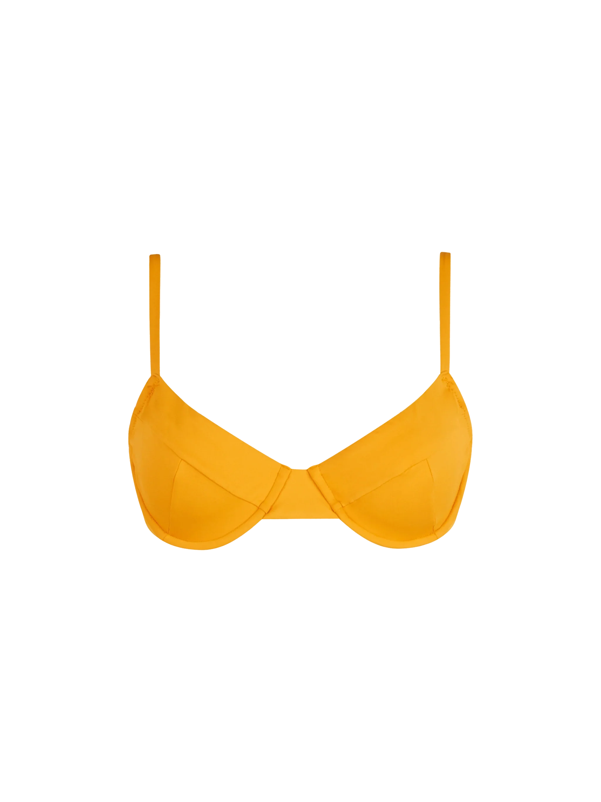 Ochre Bea Underwired Bralette Top Yellow