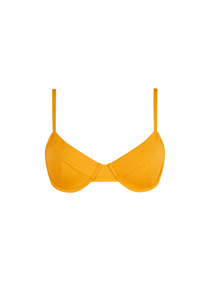 Ochre Bea Underwired Bralette Top Yellow