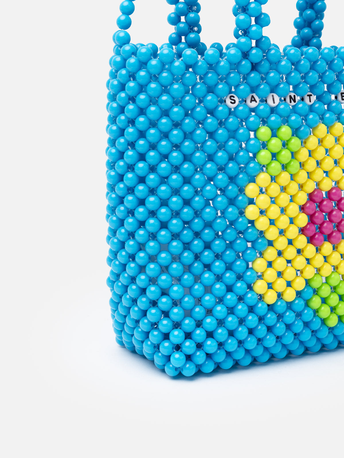 Multicolor Beaded Small Bag Sky