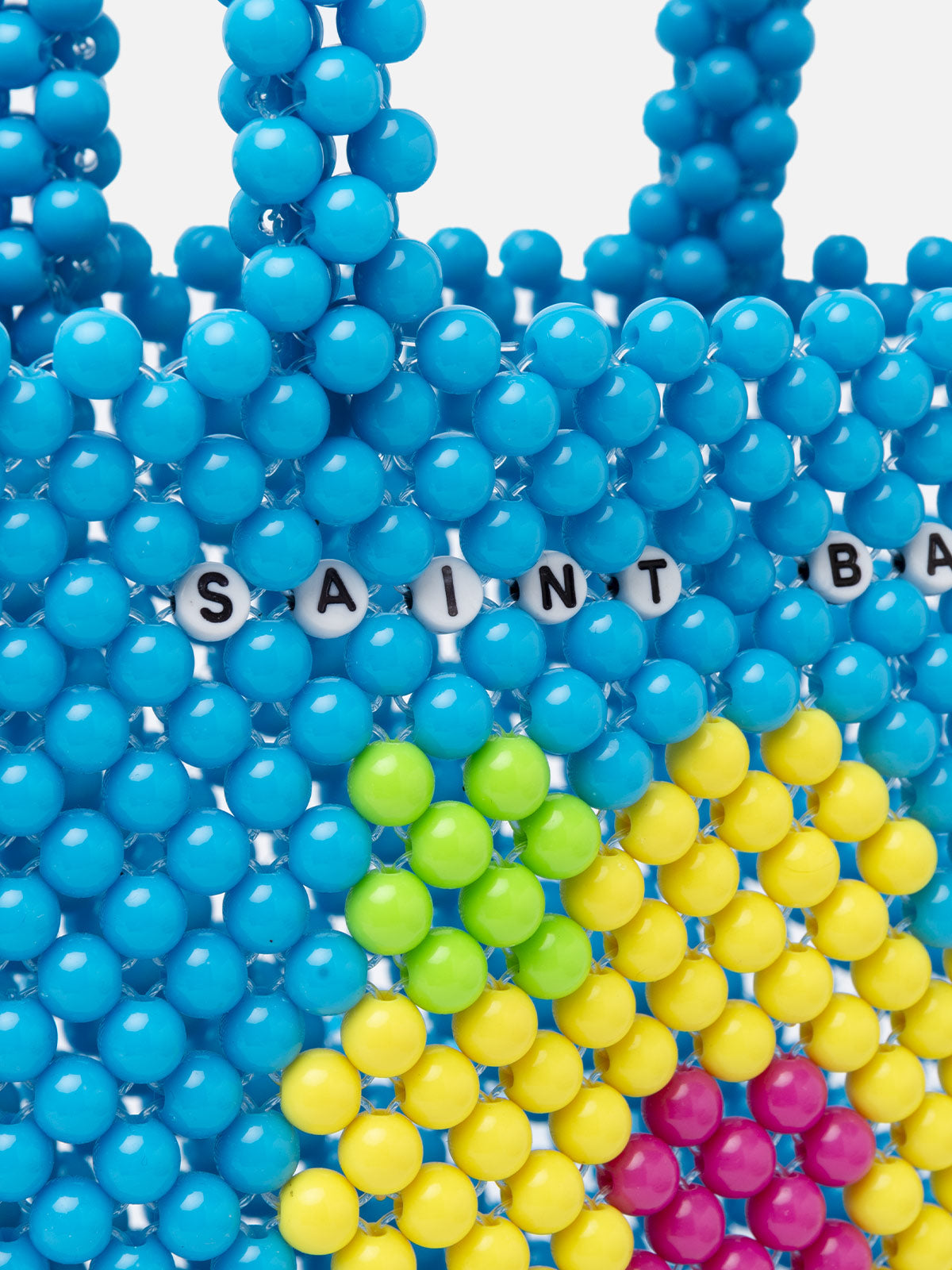 Multicolor Beaded Small Bag Sky