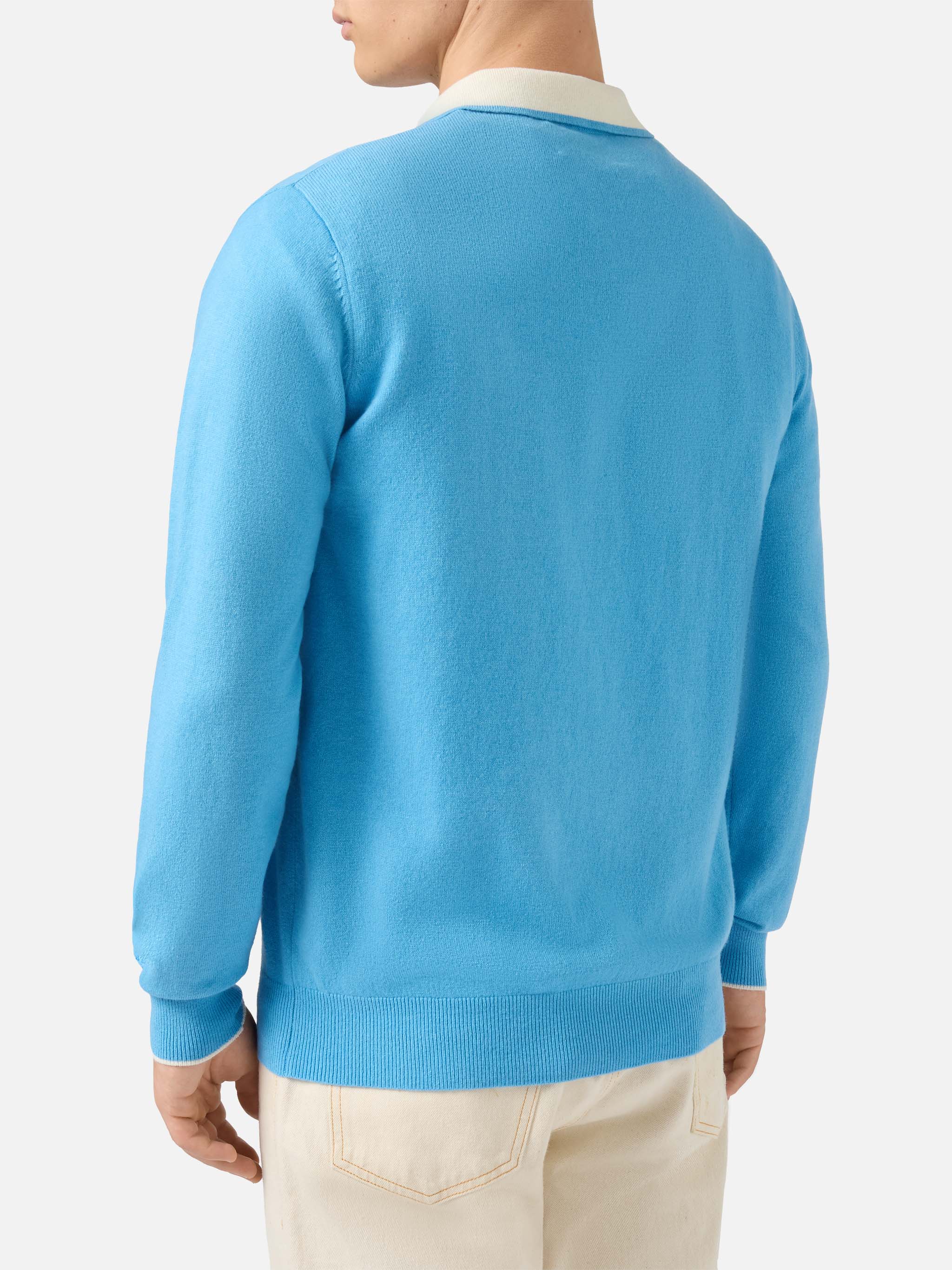 Sweater Polo Belmont Light With Lazio Patch | Ss Special Editon Blue