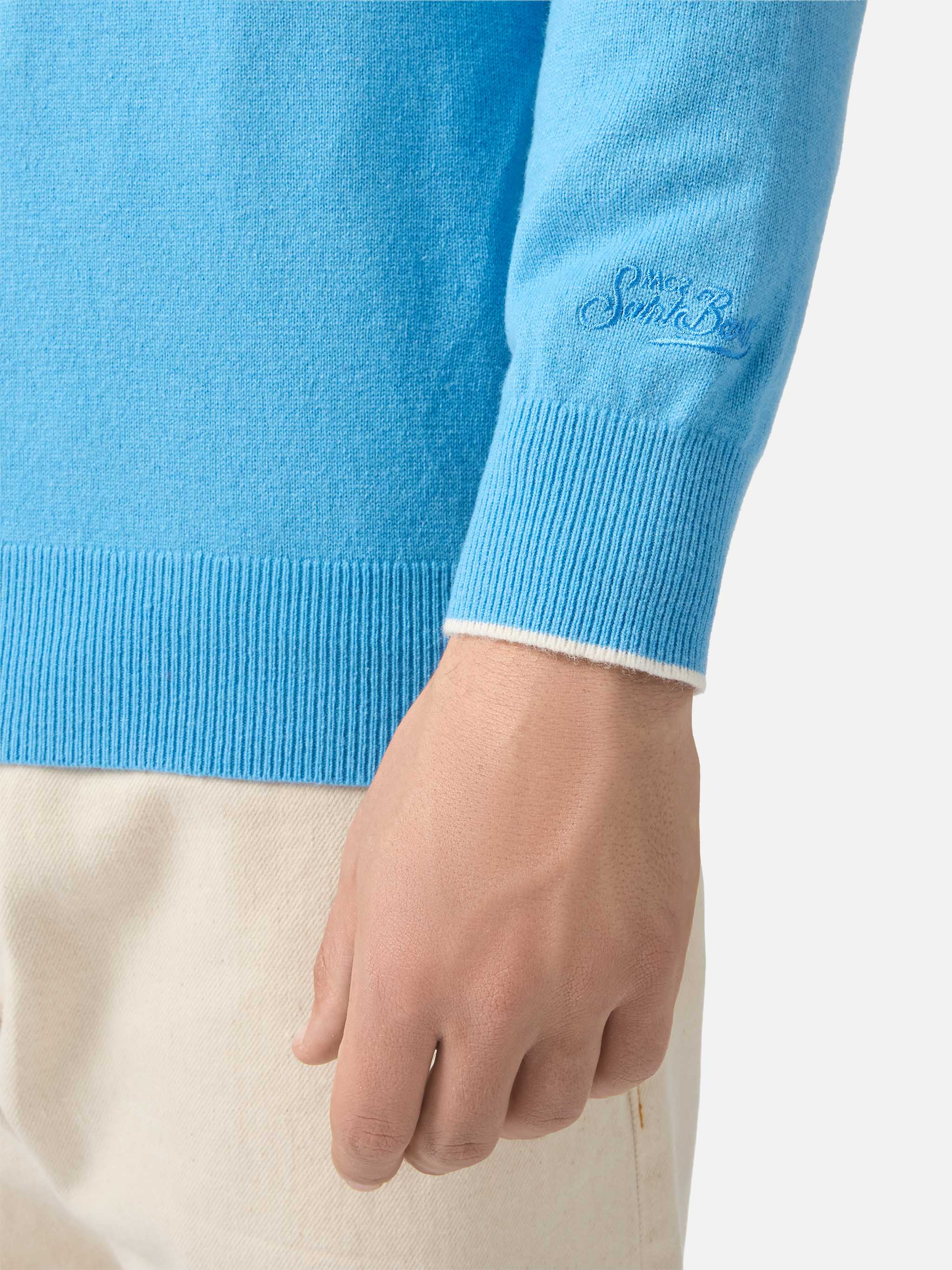 Sweater Polo Belmont Light With Lazio Patch | Ss Special Editon Blue