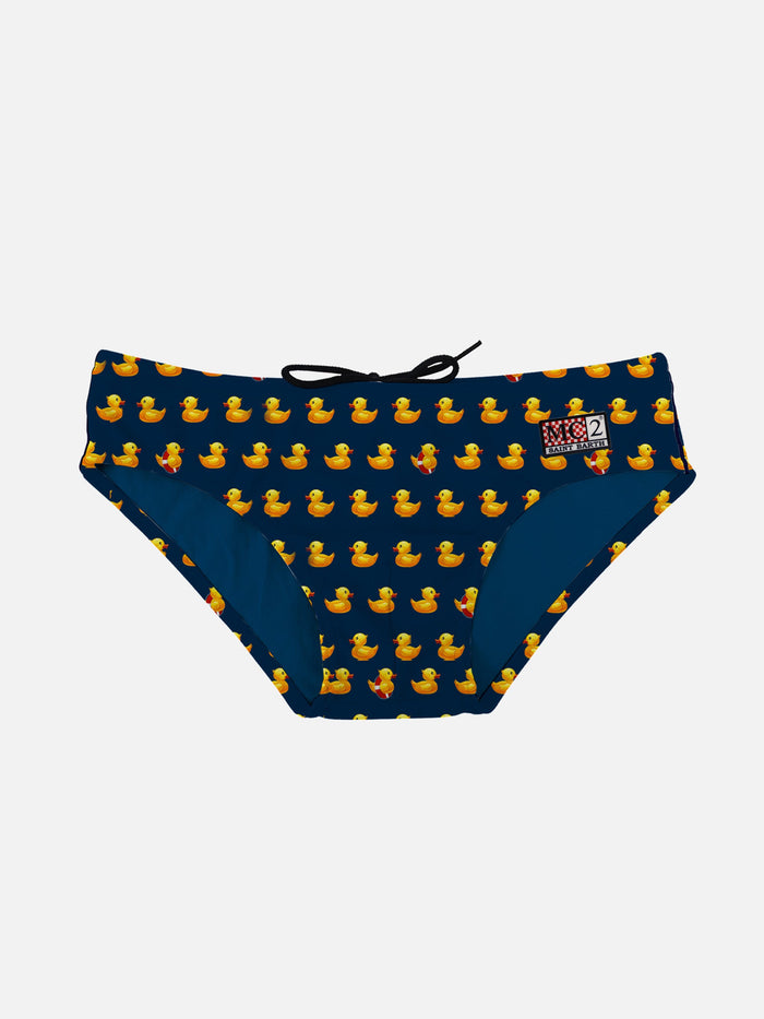 Boy Swim Briefs Billy With Ducky Print __single__ Brief / Slip