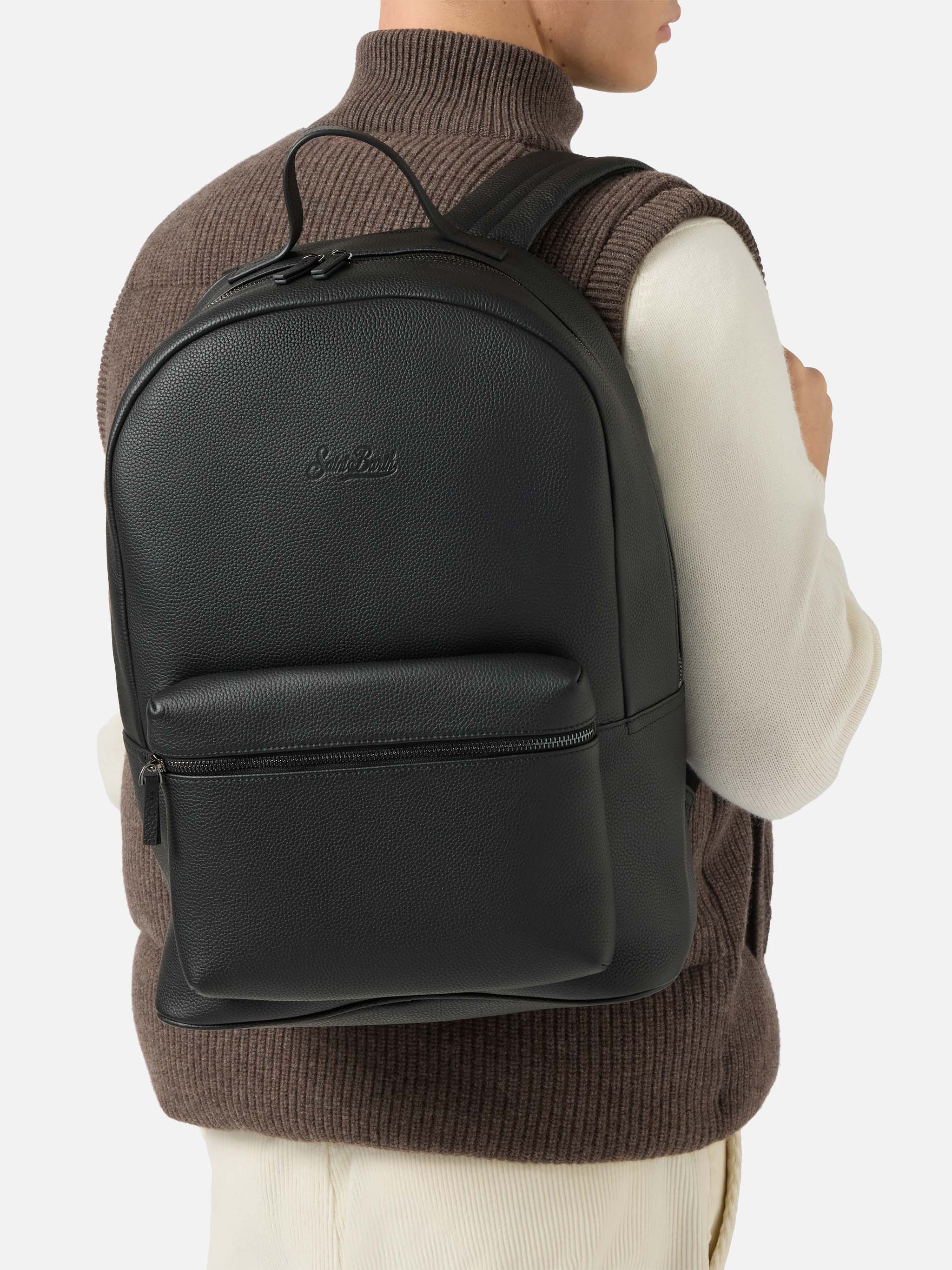 Backpack Black Leather
