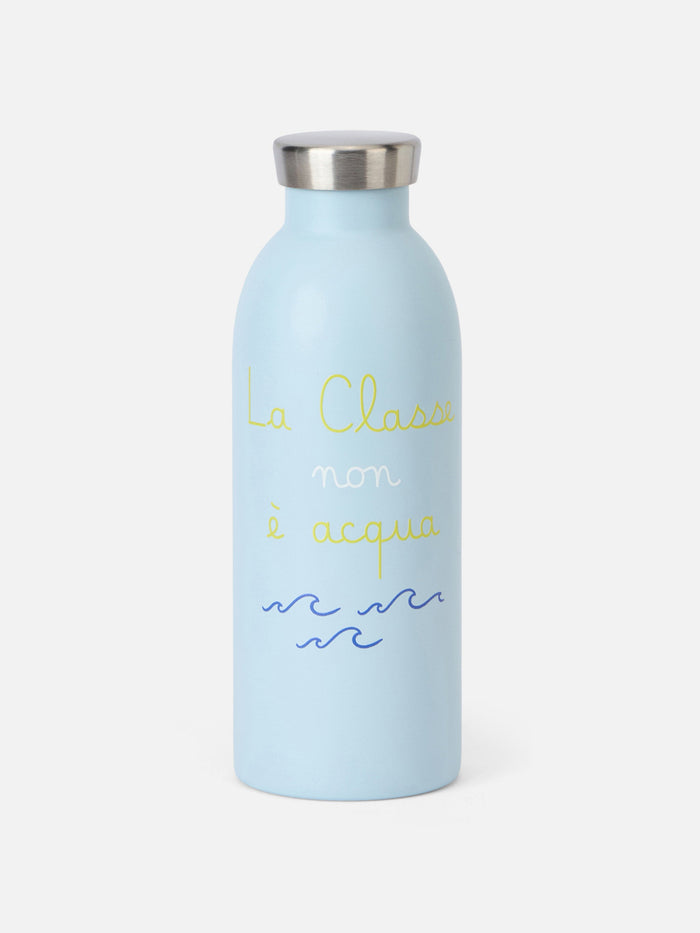 24bottles 500ml Bottle With La Classe Non È Acqua Print | 24 Bottles Special Edition Sky