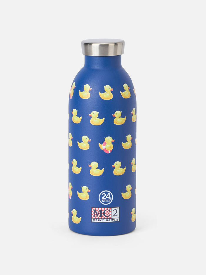 24bottles 500ml Bottle With Ducky Print | 24 Bottles Special Edition Blue