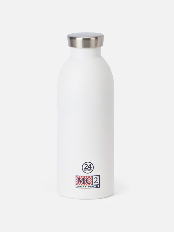 24bottles 500ml Bottle With Portami Al Mare Print | 24 Bottles Special Edition White