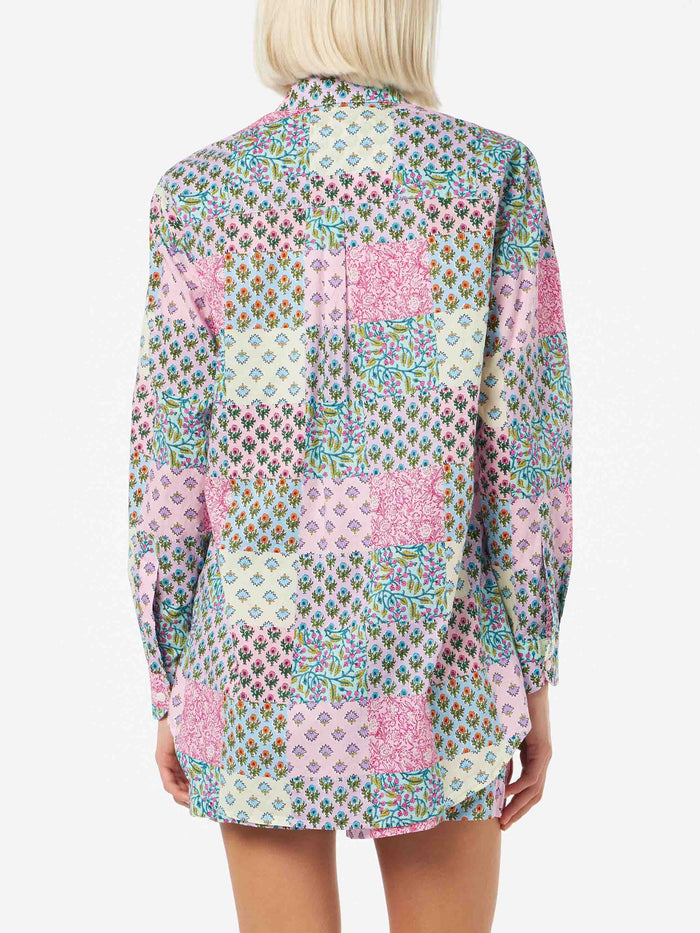 Brigitte Multicolor Floral Cotton Shirt