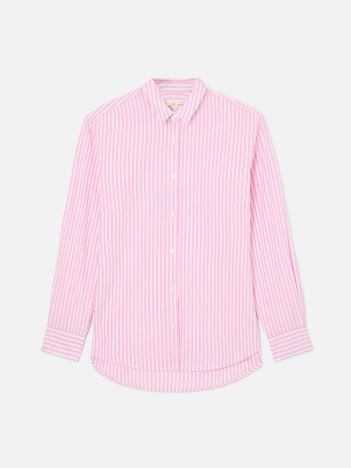 Brigitte Pink Striped Shirt With Snoopy Print | Special Edition
