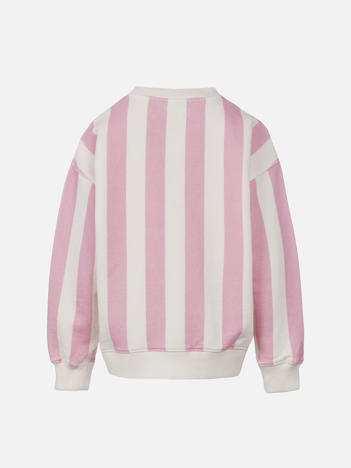 Girl Striped Sweatshirt Briony With Saint Barth Embroidery Rigato