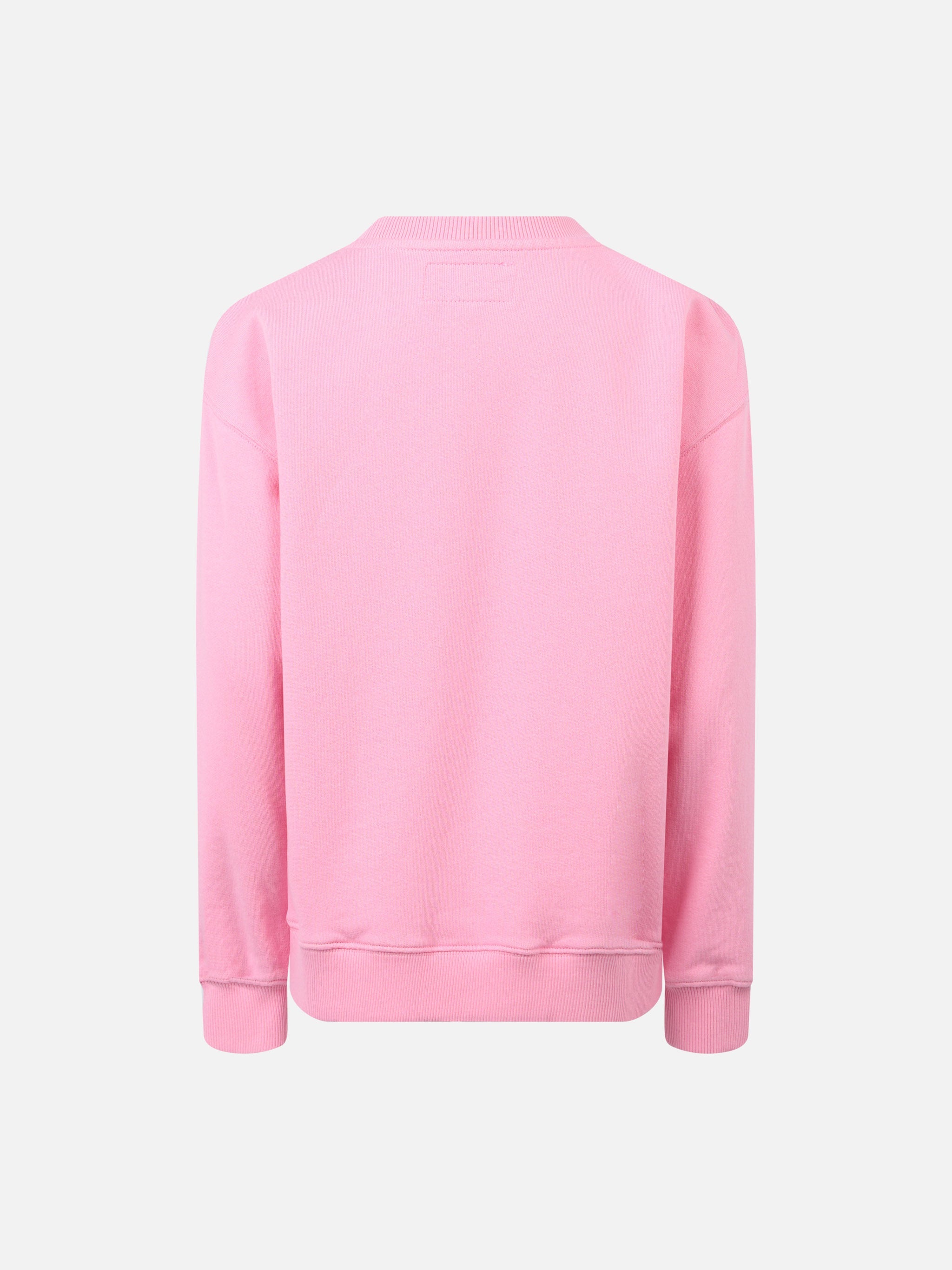 Girl Sweatshirt Briony With Saint Barth Print Pink