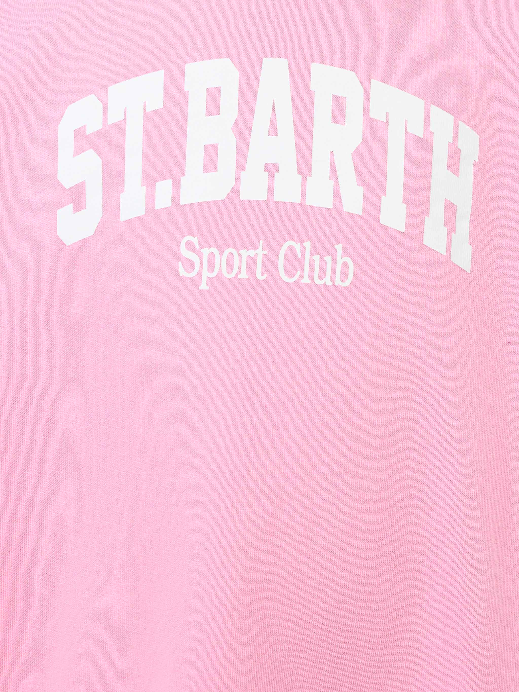 Girl Sweatshirt Briony With Saint Barth Print Pink