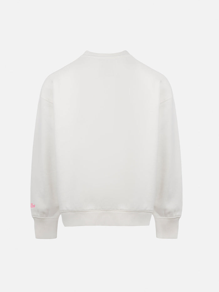 Girl Crewneck Sweatshirt Briony With Tweety Print | Warner Bros Special Edition White