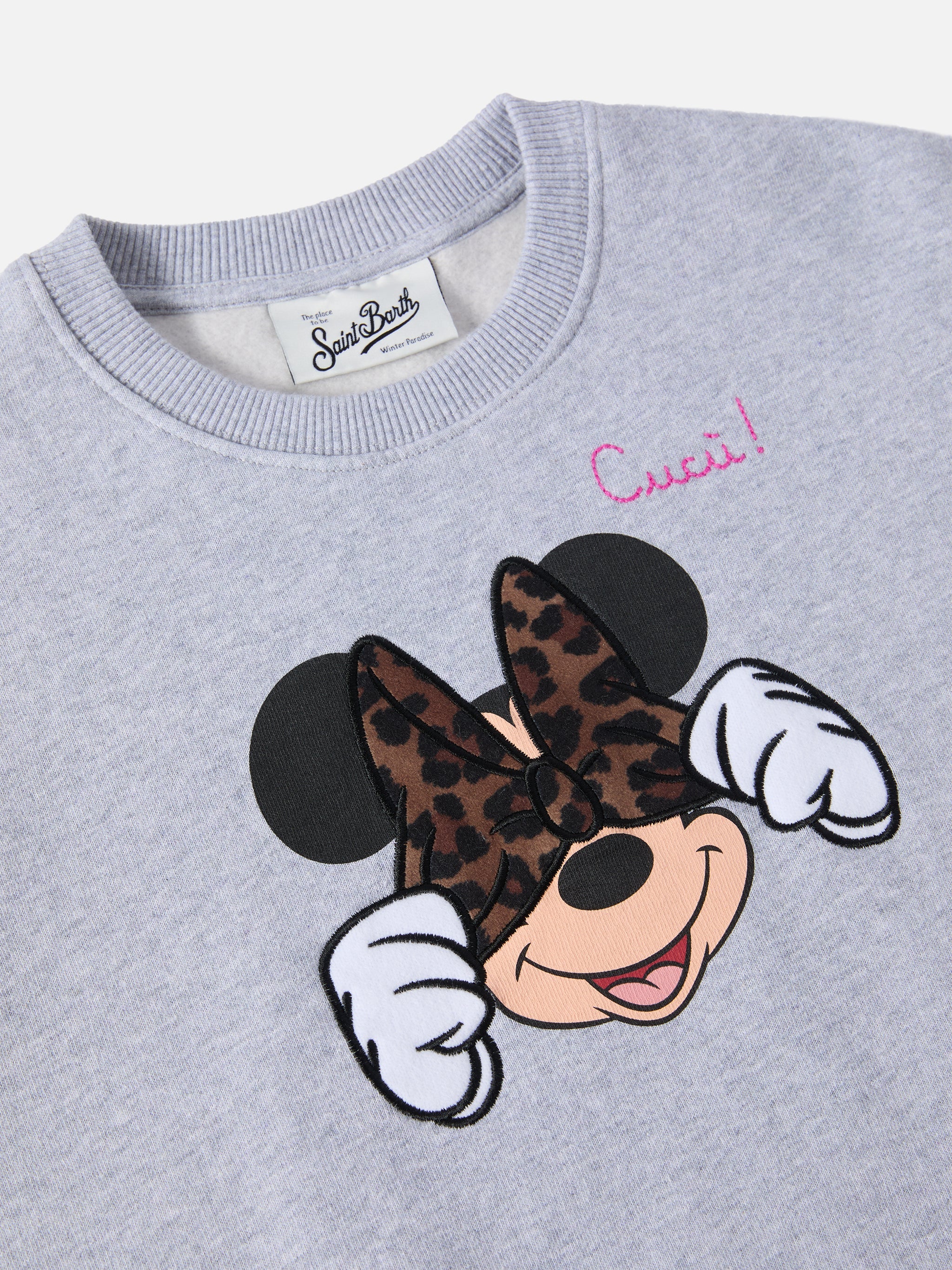 Briony Crewneck Sweatshirt With Minnie Print | Disney Special Edition Grey
