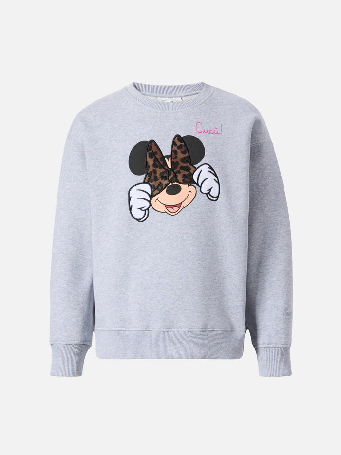 Briony Crewneck Sweatshirt With Minnie Print | Disney Special Edition Grey