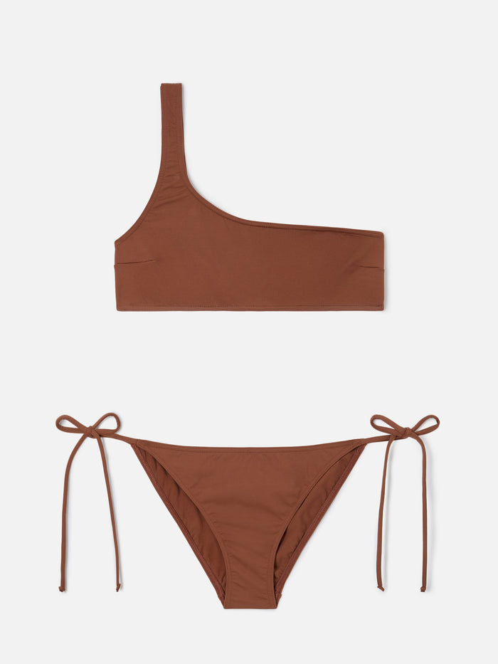 Breezy Bikini Solid Brown