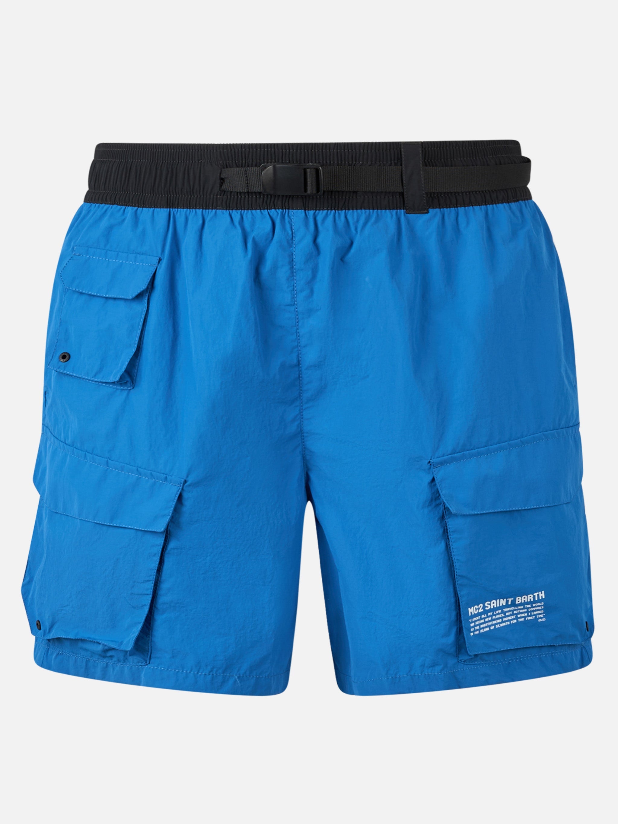 Bluette Swim Shorts Buddy With Pockets Sky Swimshort