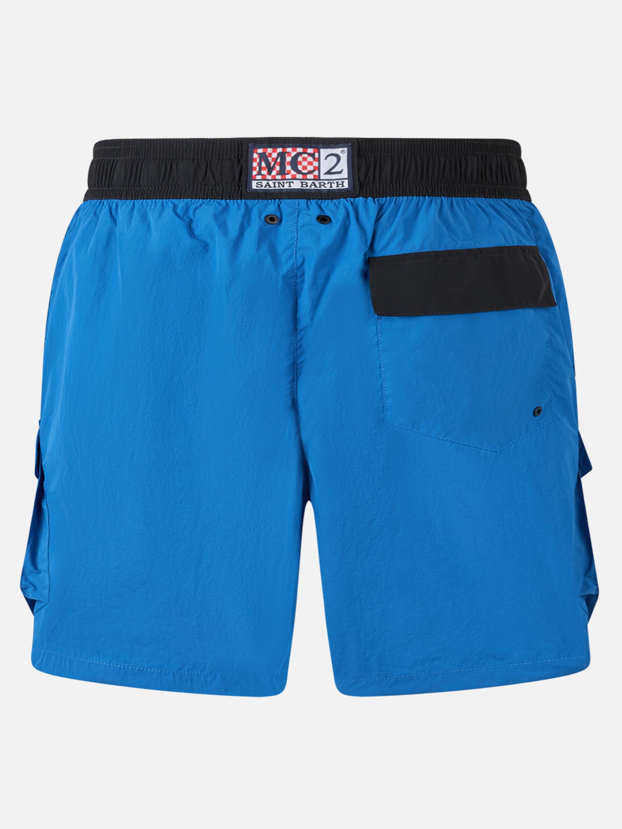 Bluette Swim Shorts Buddy With Pockets Sky Swimshort