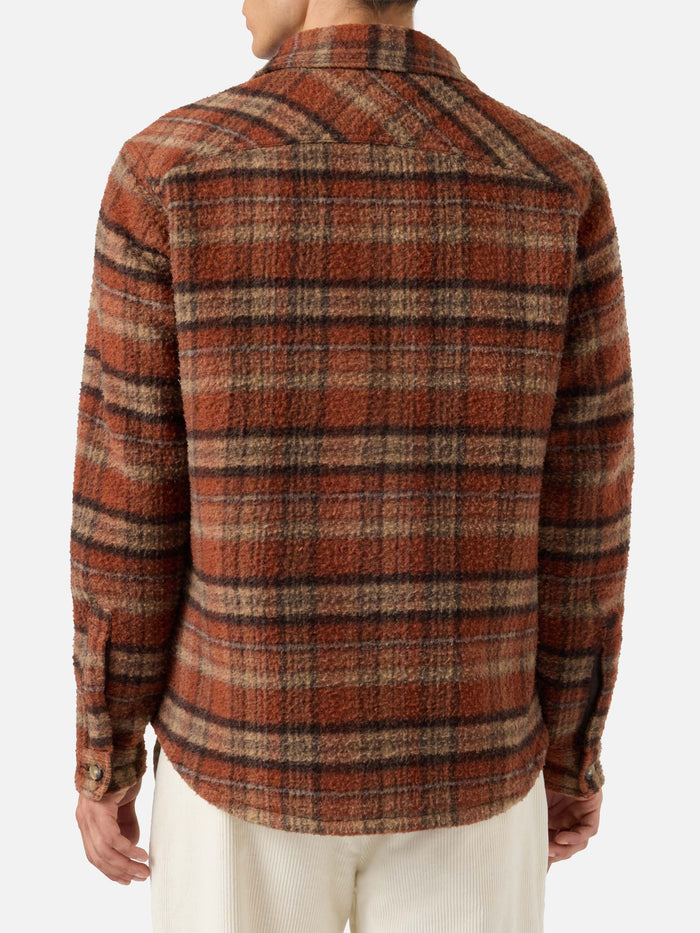Overshirt Burton Brown Casentino With Pockets Shirt
