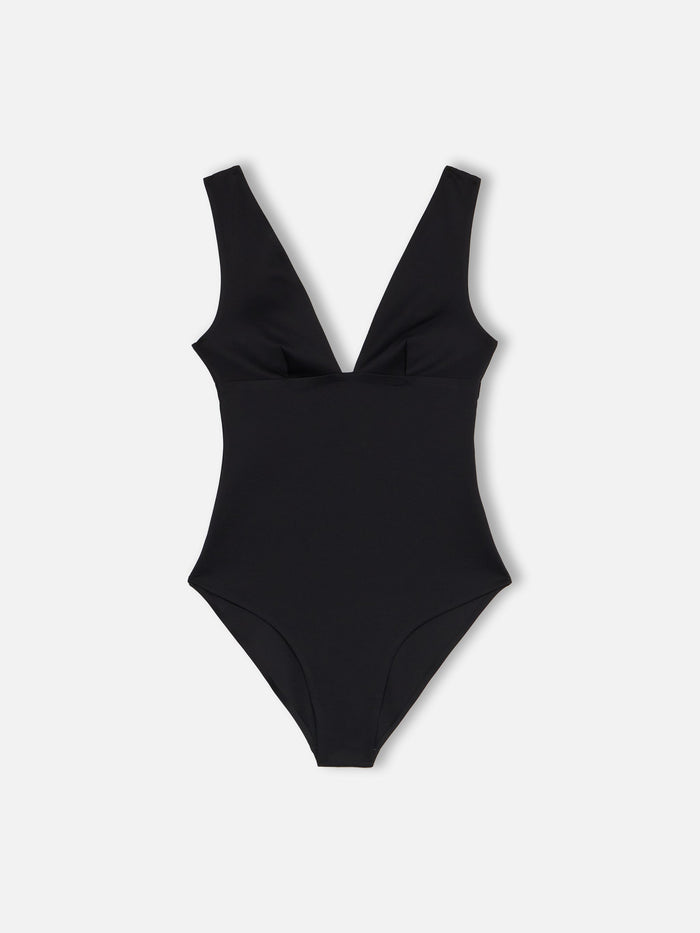 Calliope Black Heat-Sealed One-Piece Swimsuit One Piece