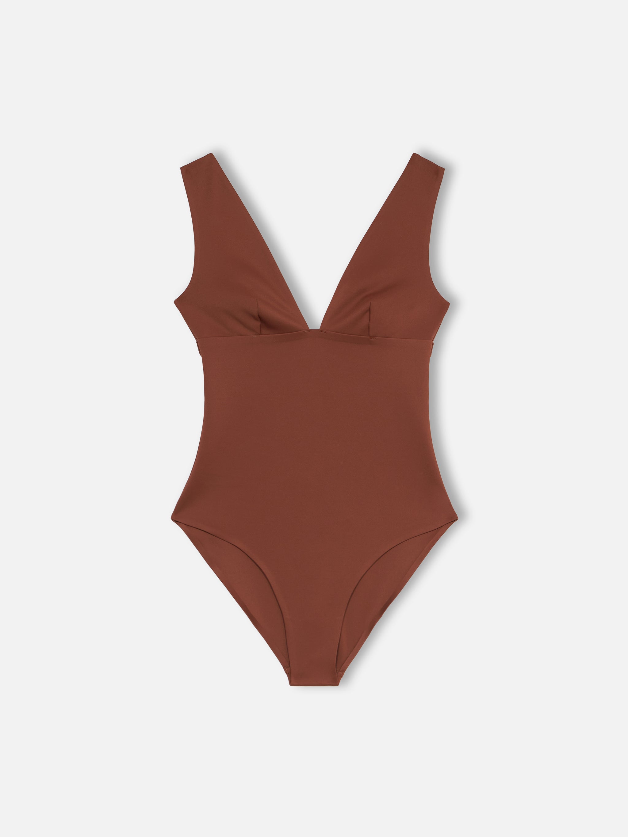 Calliope Heat-Sealed Brown One-Piece Swimsuit One Piece