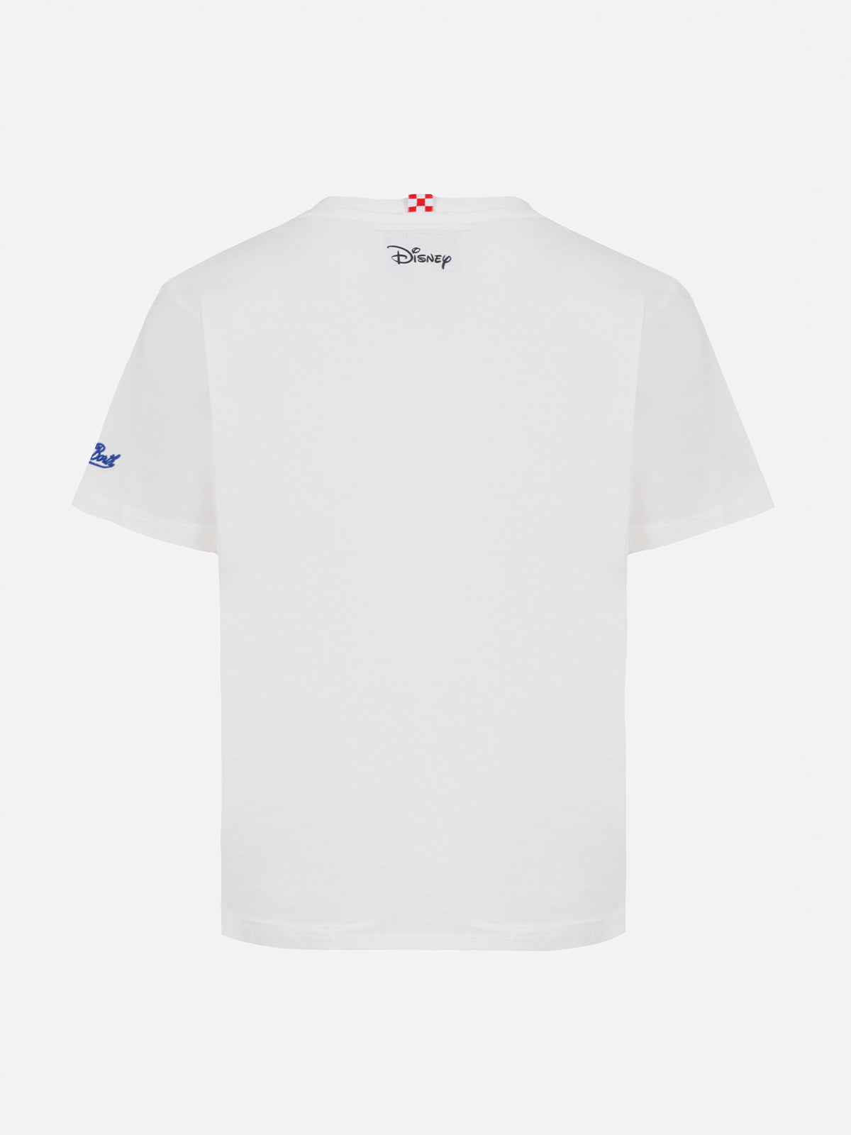 Boy Heavy Cotton T-Shirt Cameron With Donald Print And Paghetta? Embroidery | Disney Special Edition White