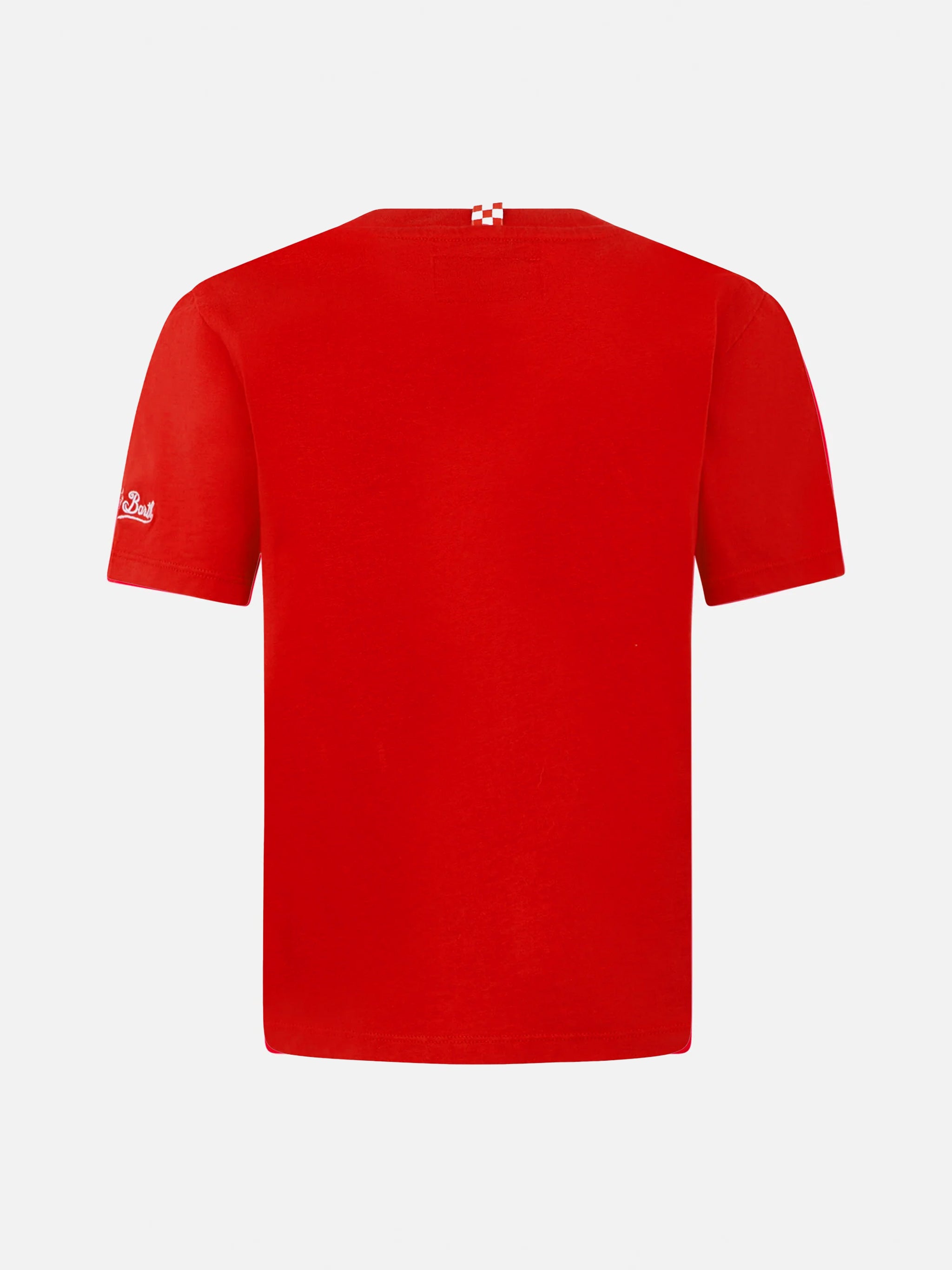 Boy Heavy Cotton T-Shirt With Snoopy Print | Peanuts™ Special Edition Red