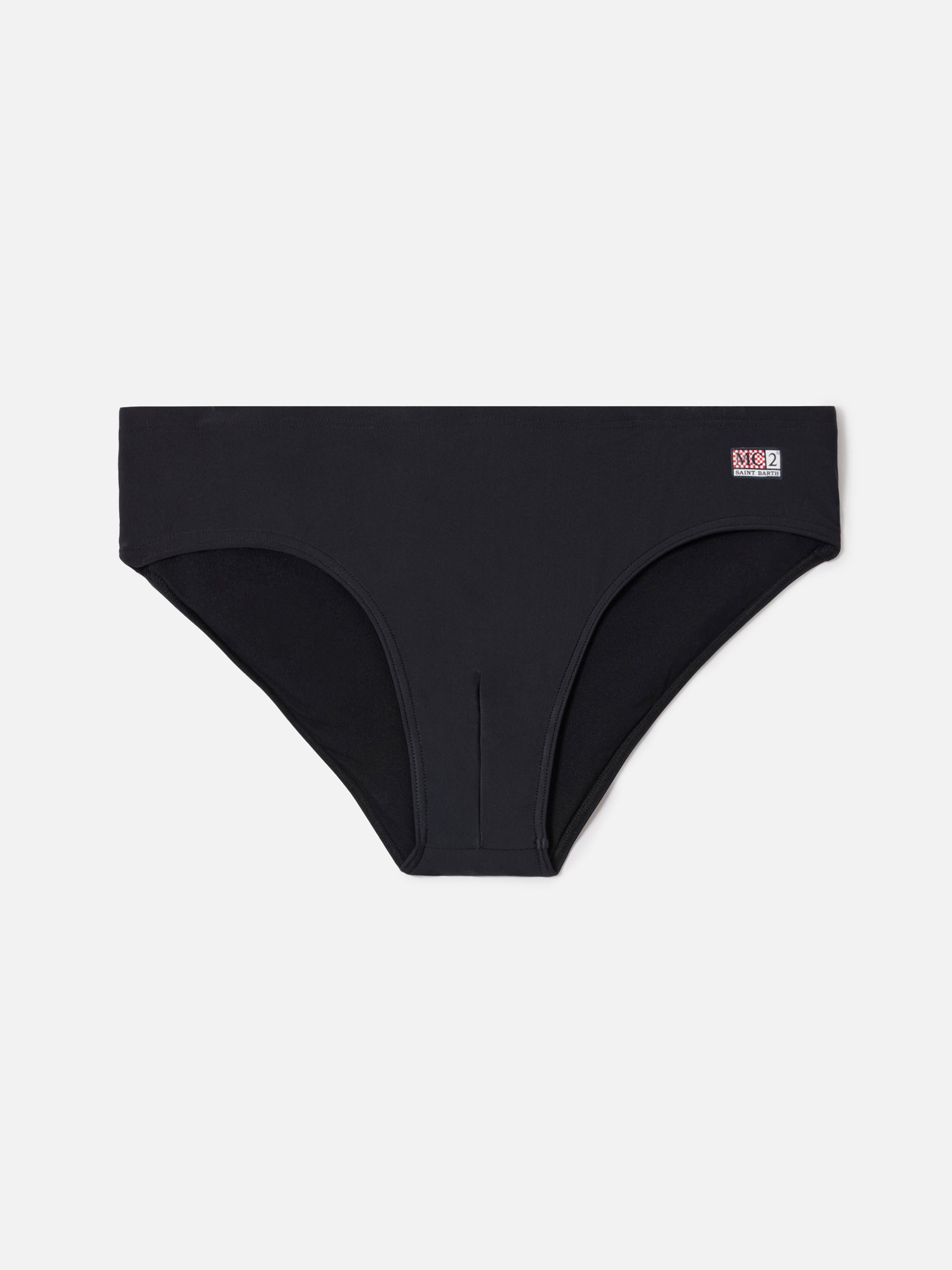 Cayo Solid Black Swim Briefs Brief / Slip