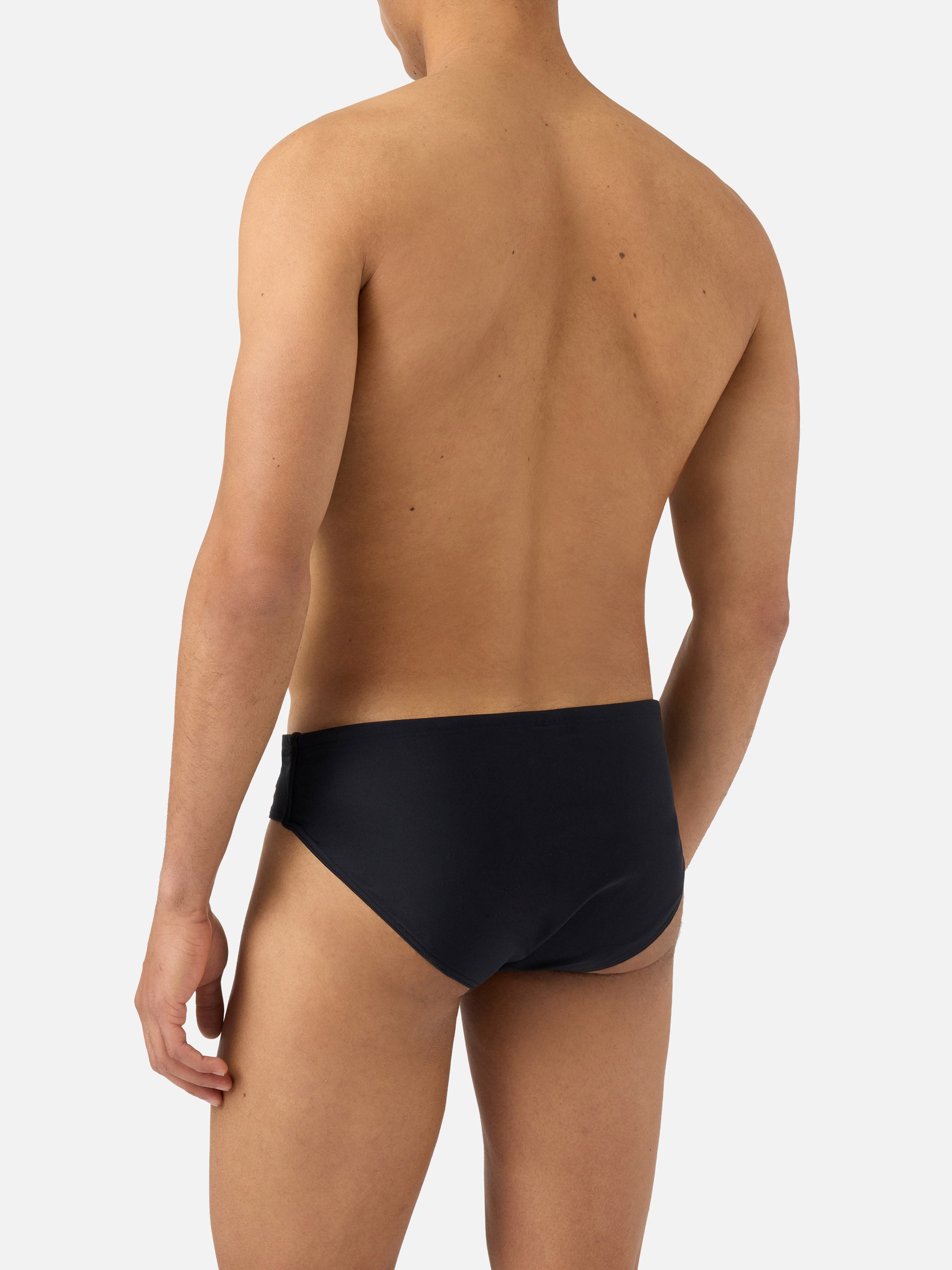 Cayo Solid Black Swim Briefs Brief / Slip