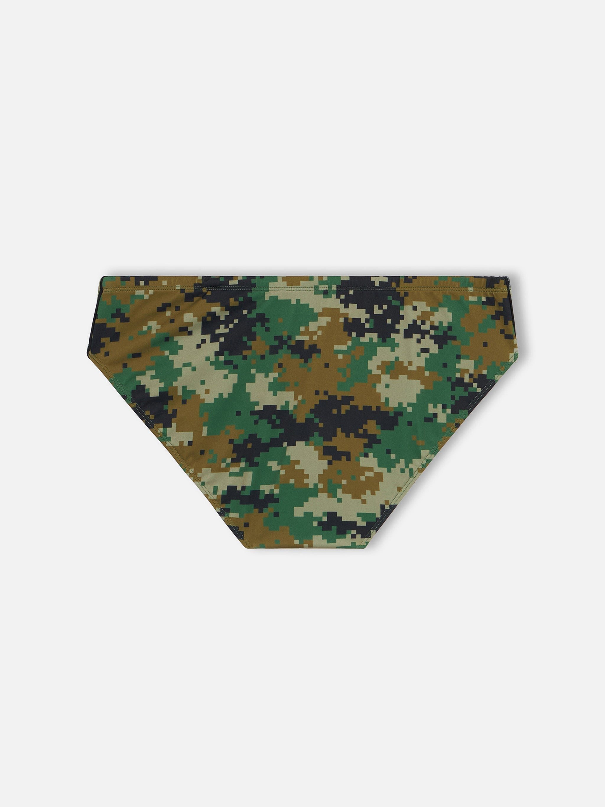 Man Camouflage Swim Briefs Cayo Green Brief / Slip