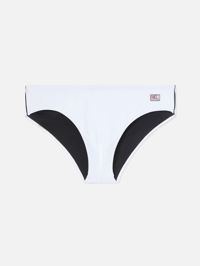 Cayo Solid White Swim Briefs Brief / Slip