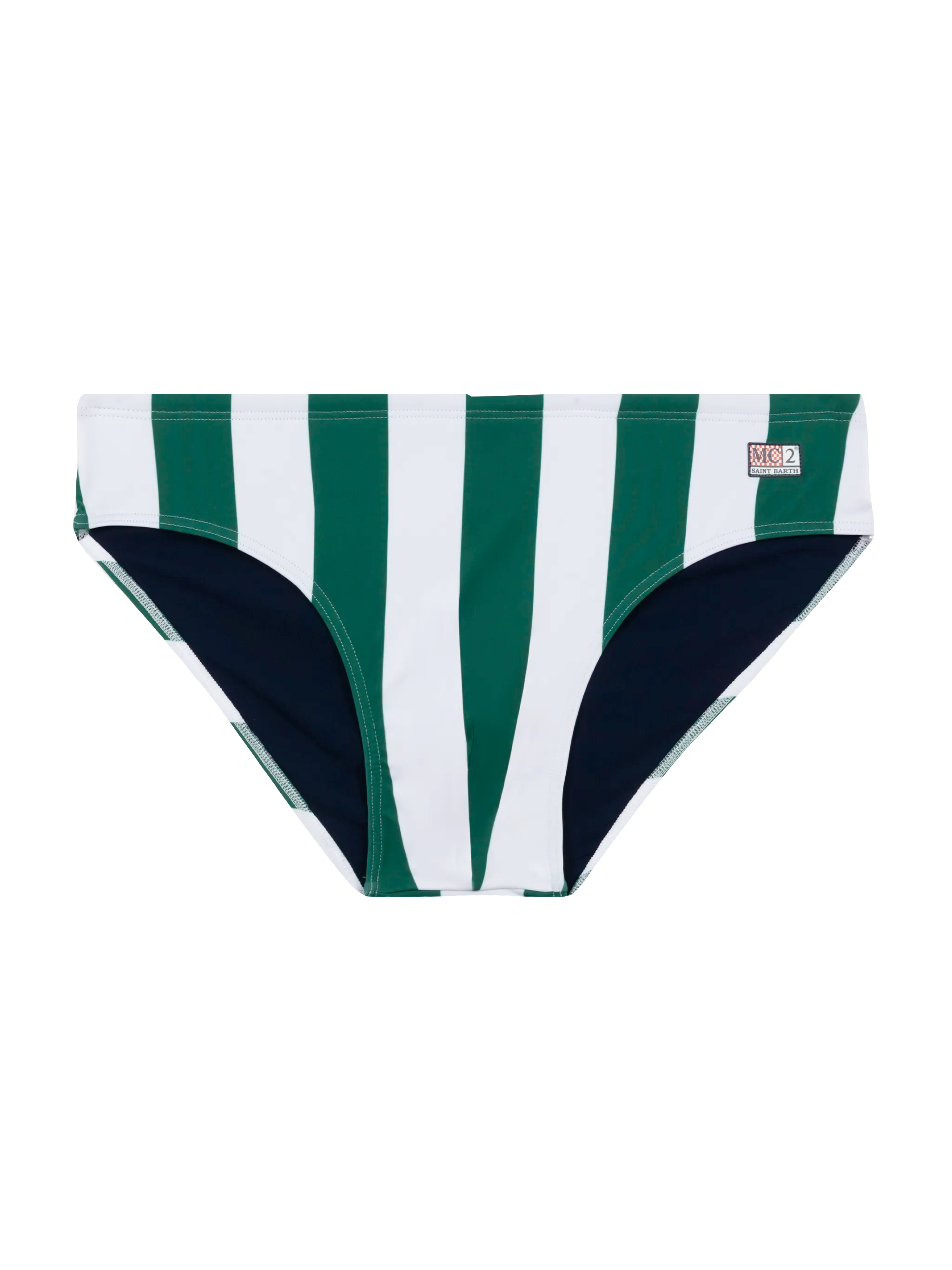 Swim Briefs Cayo With Striped Print Red Brief / Slip
