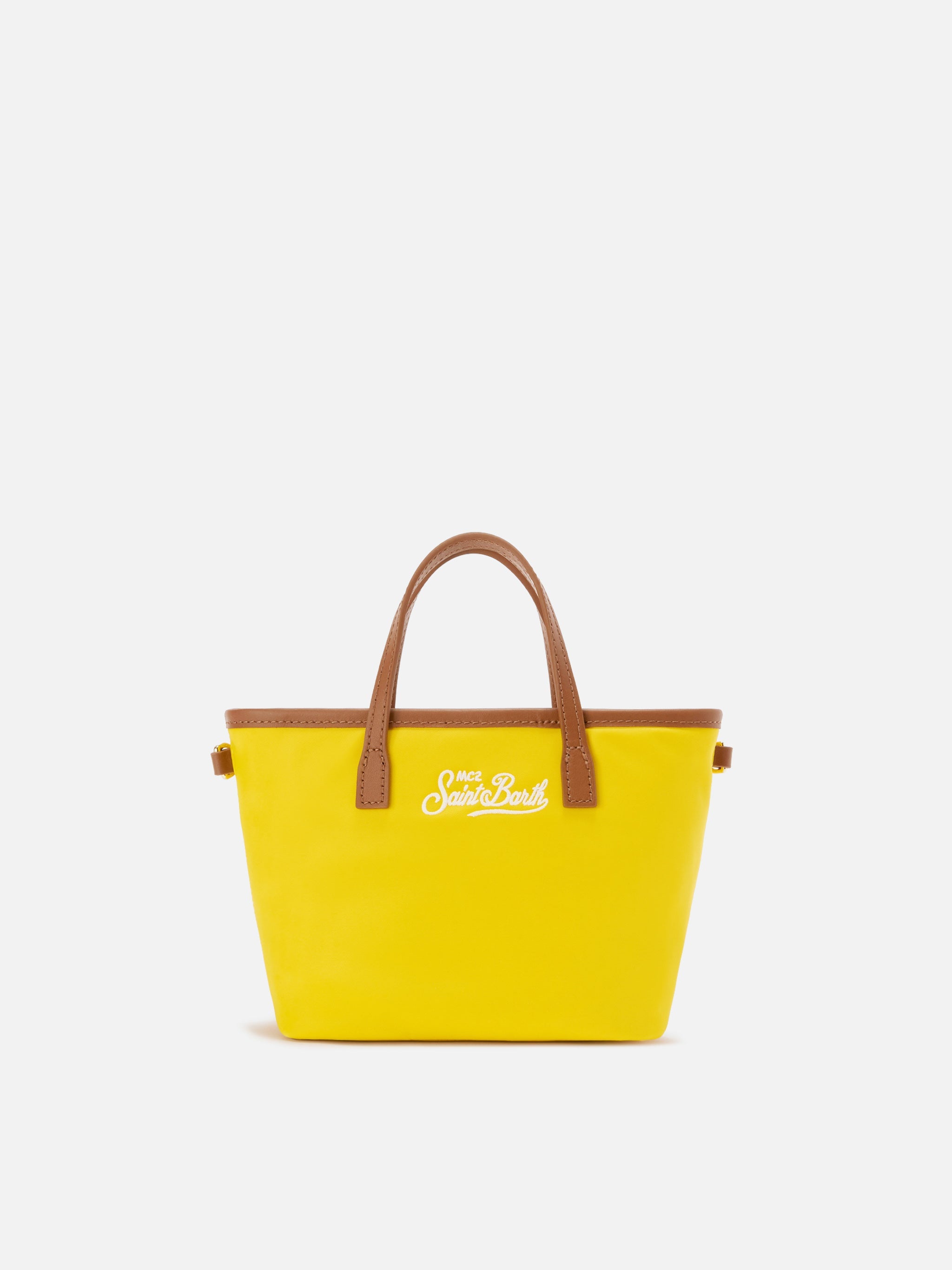 Yellow City Mini Nylon Bag