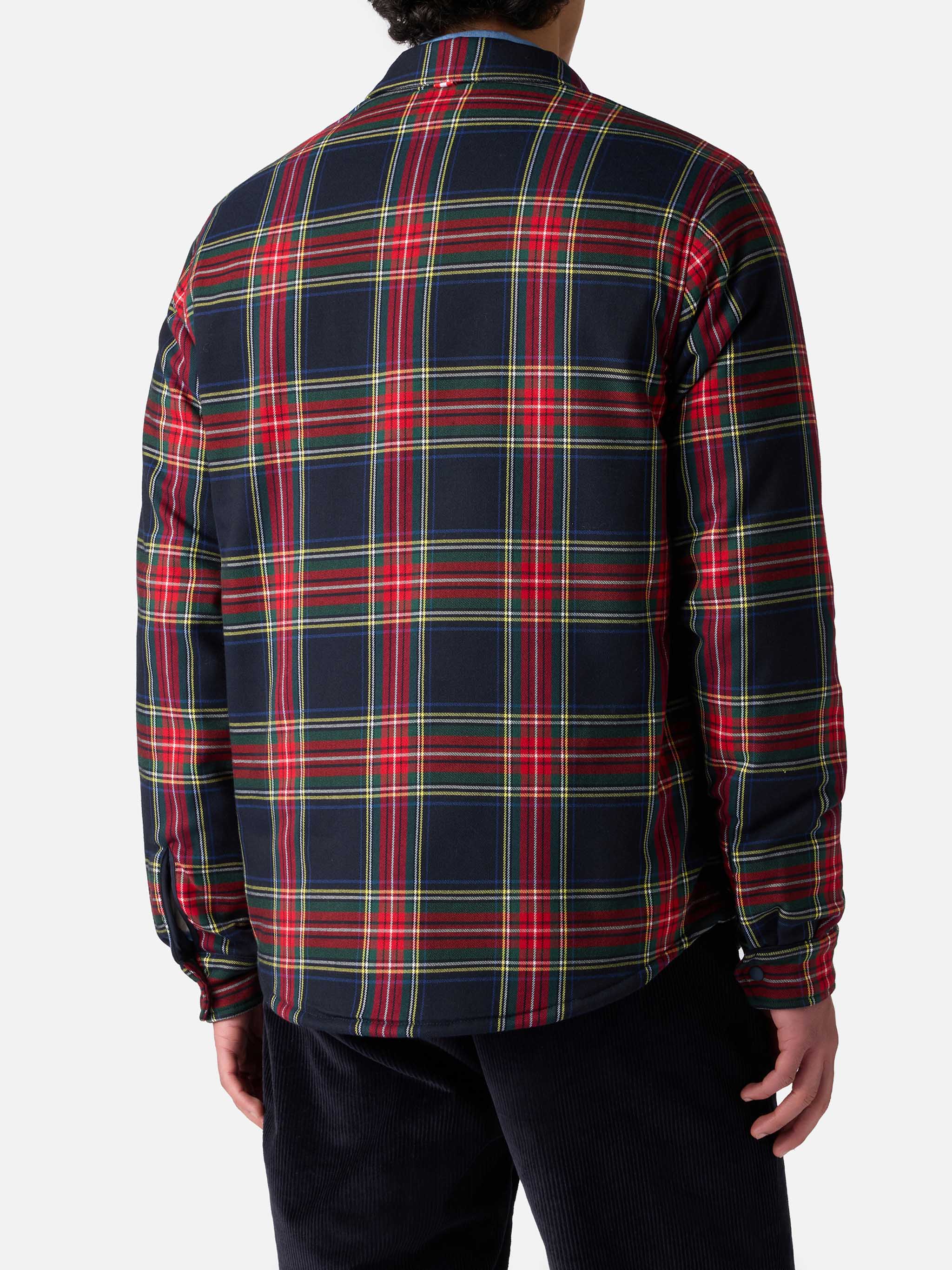 Overshirt Chalet With Pocket And St. Barth Bob Club Embroidery Blue Jacket