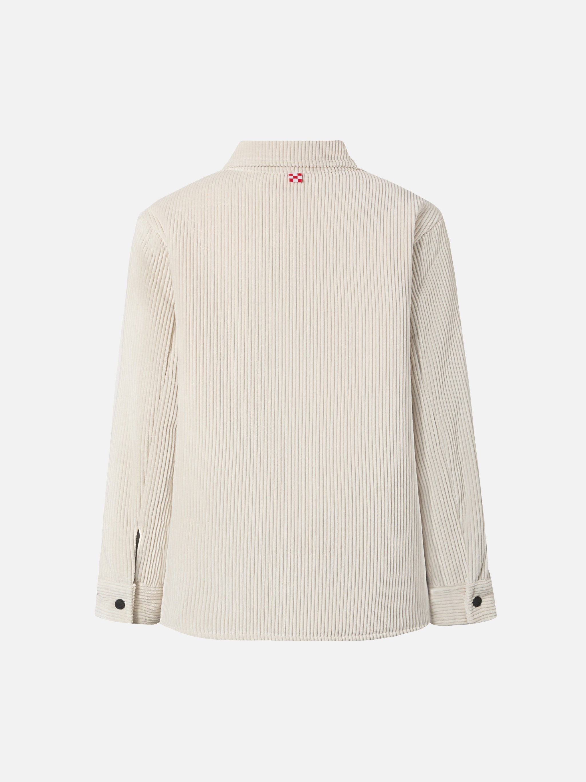 Chalet Jr Padded Corduroy Shirt Ice White Jacket