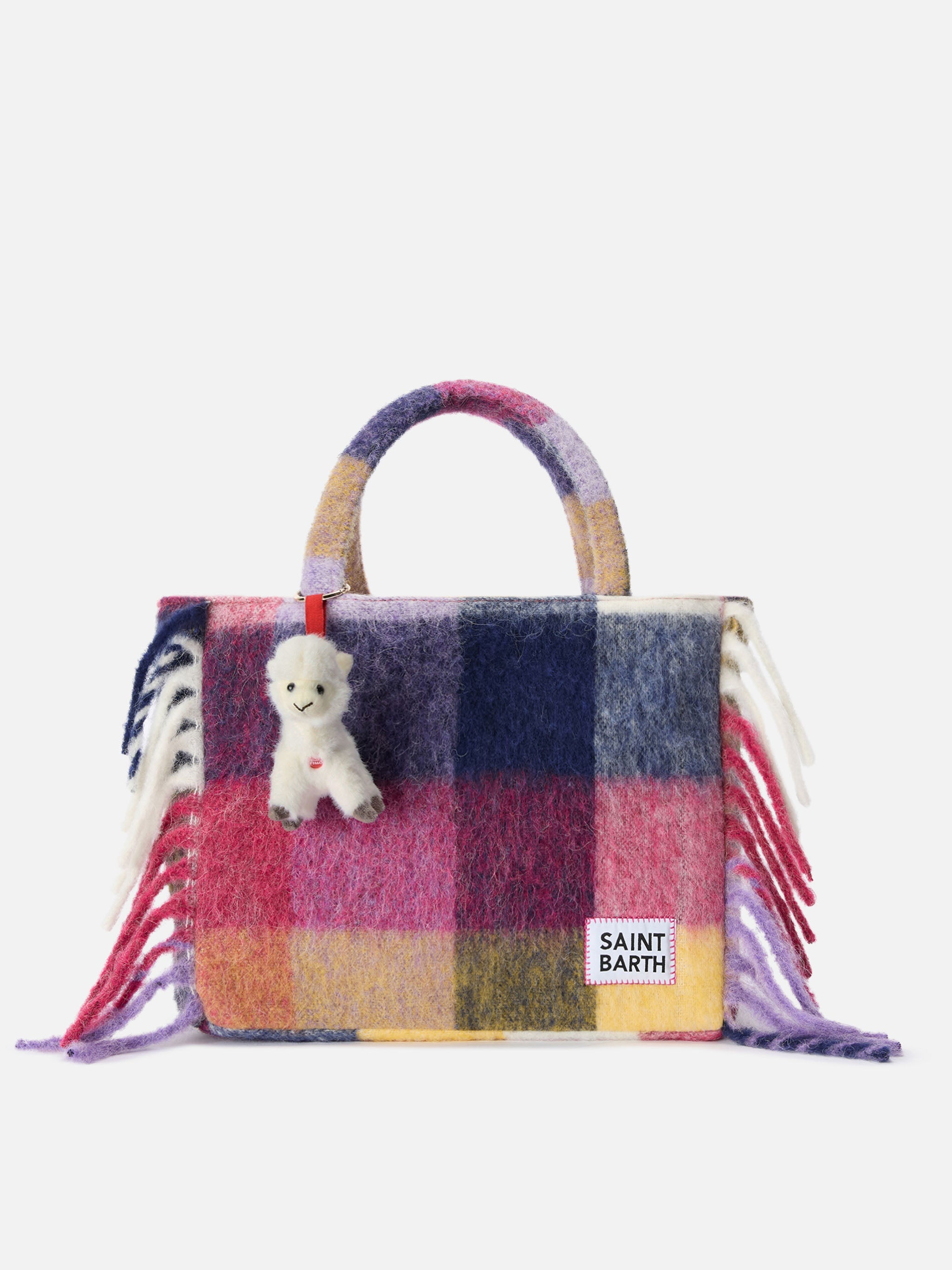 Charm With Mini Plush Alpaca | Trudi Special Edition White Small Accessories