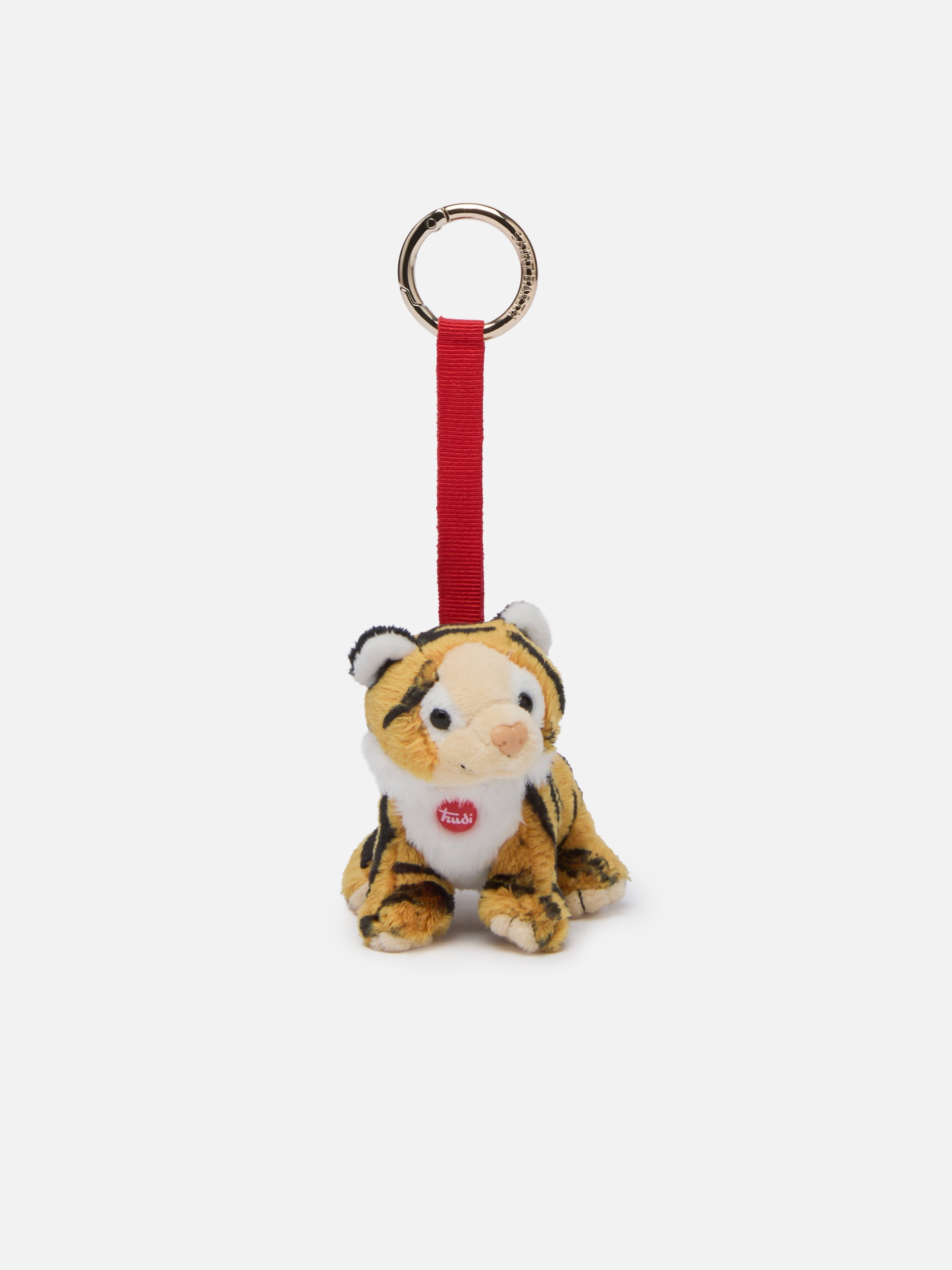 Charm With Mini Plush Tiger | Trudi Special Edition Orange Small Accessories