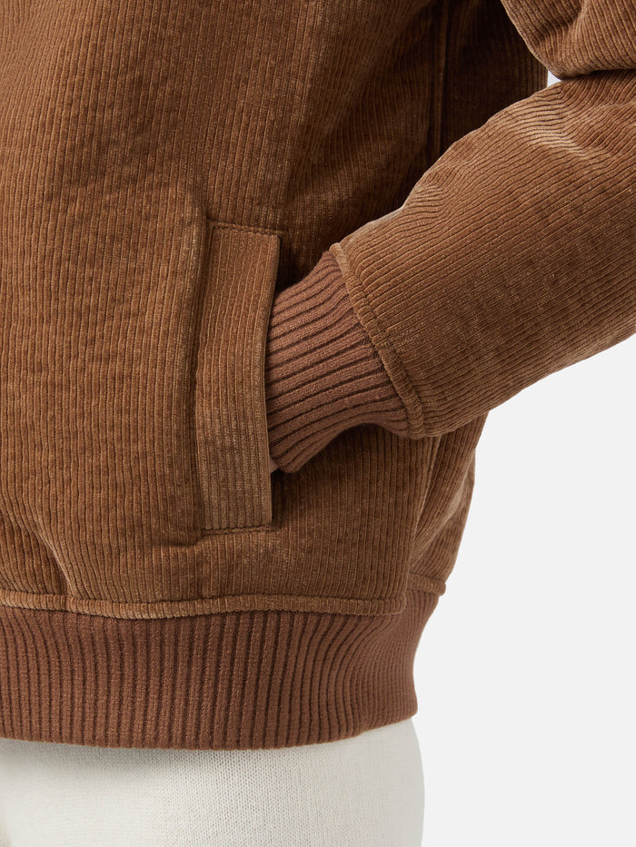 Celia Corduroy Bomber With Teddy Lining Brown Jacket