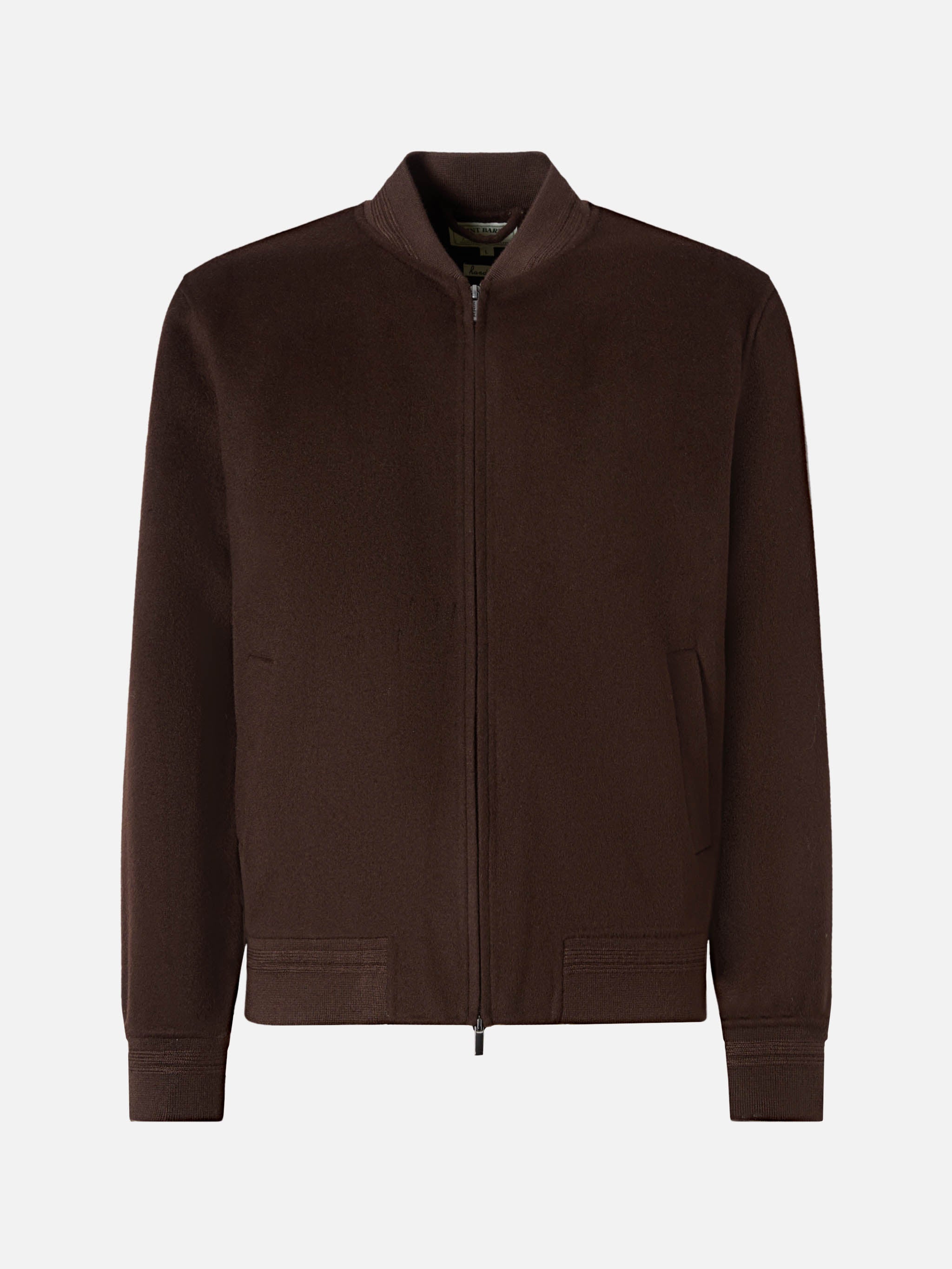 Unlined Camden Wool Bomber Brown Jacket