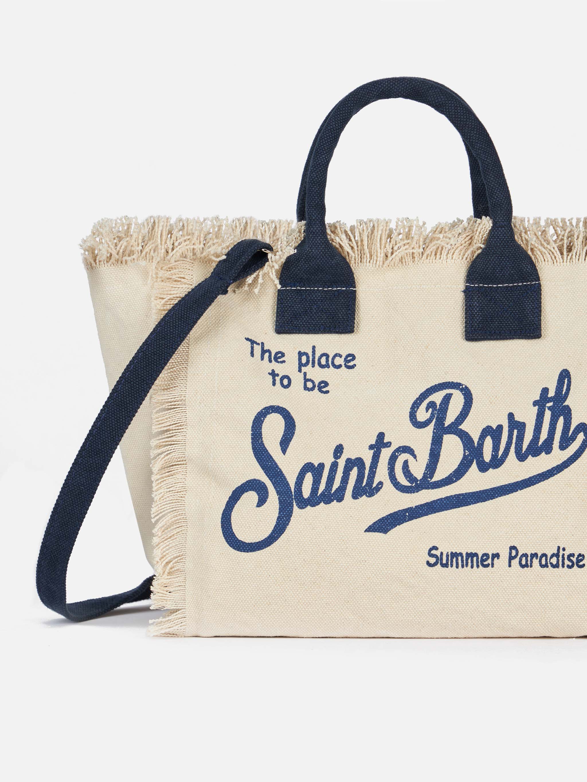 Colette Off-White Cotton Canvas Handbag Bag