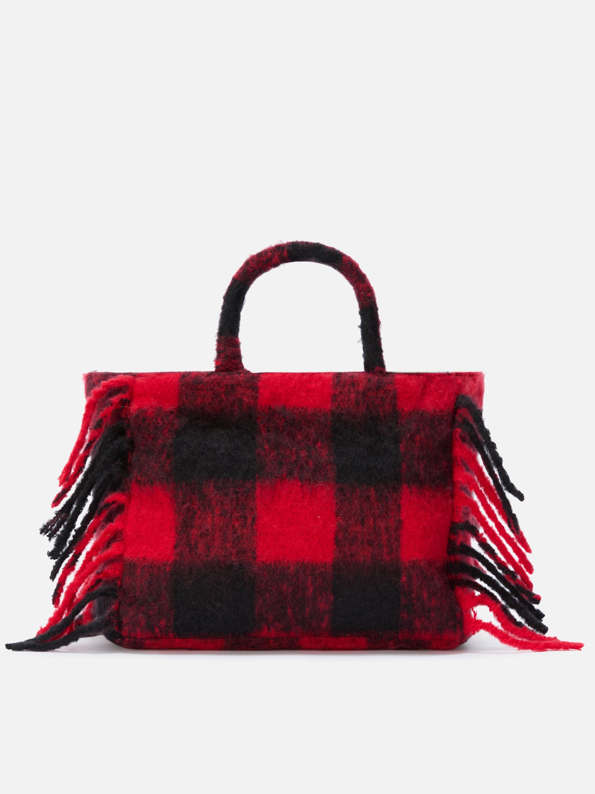 Colette Blanket Handbag With Check Print Bag