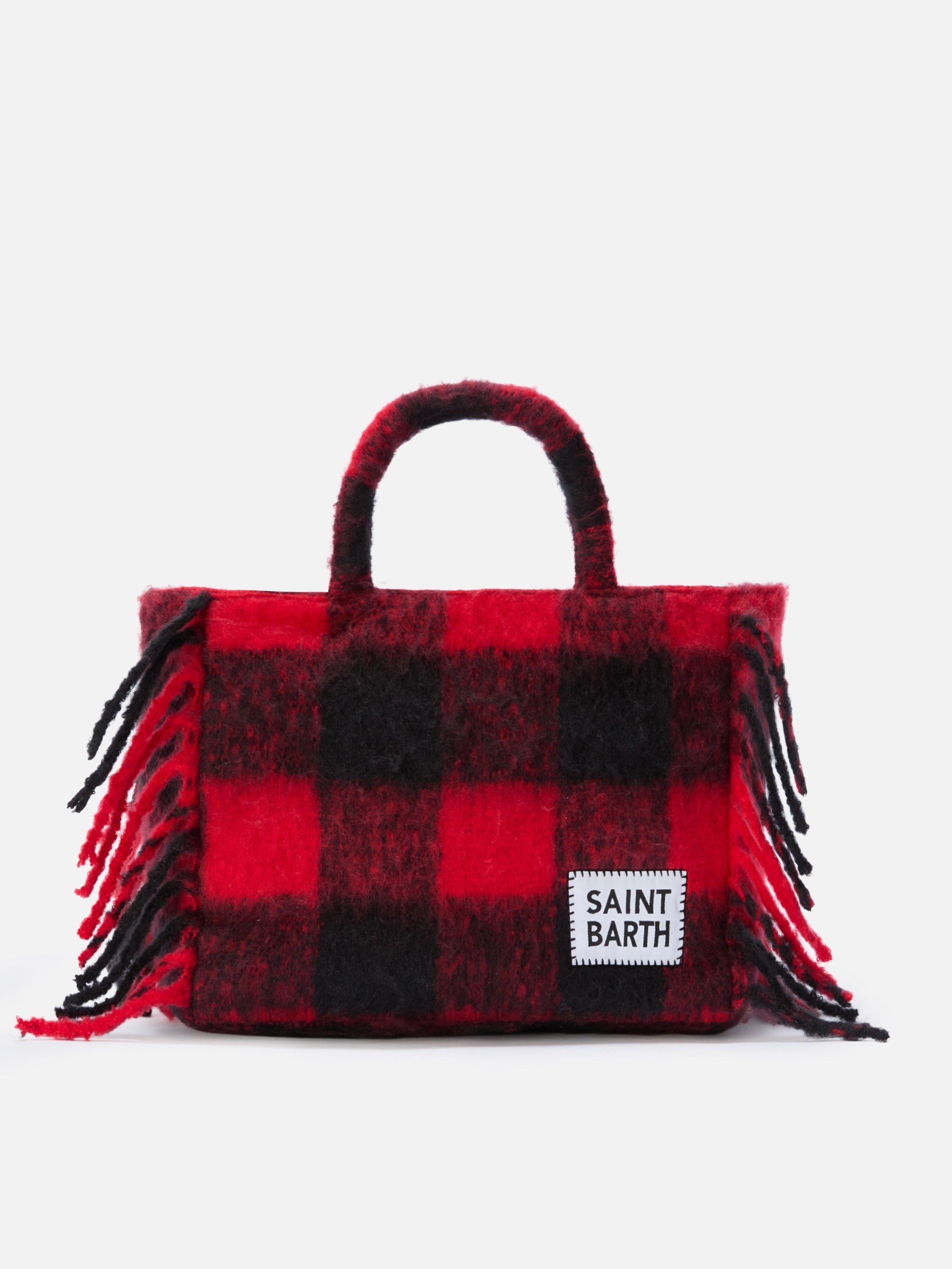Colette Blanket Handbag With Check Print Bag