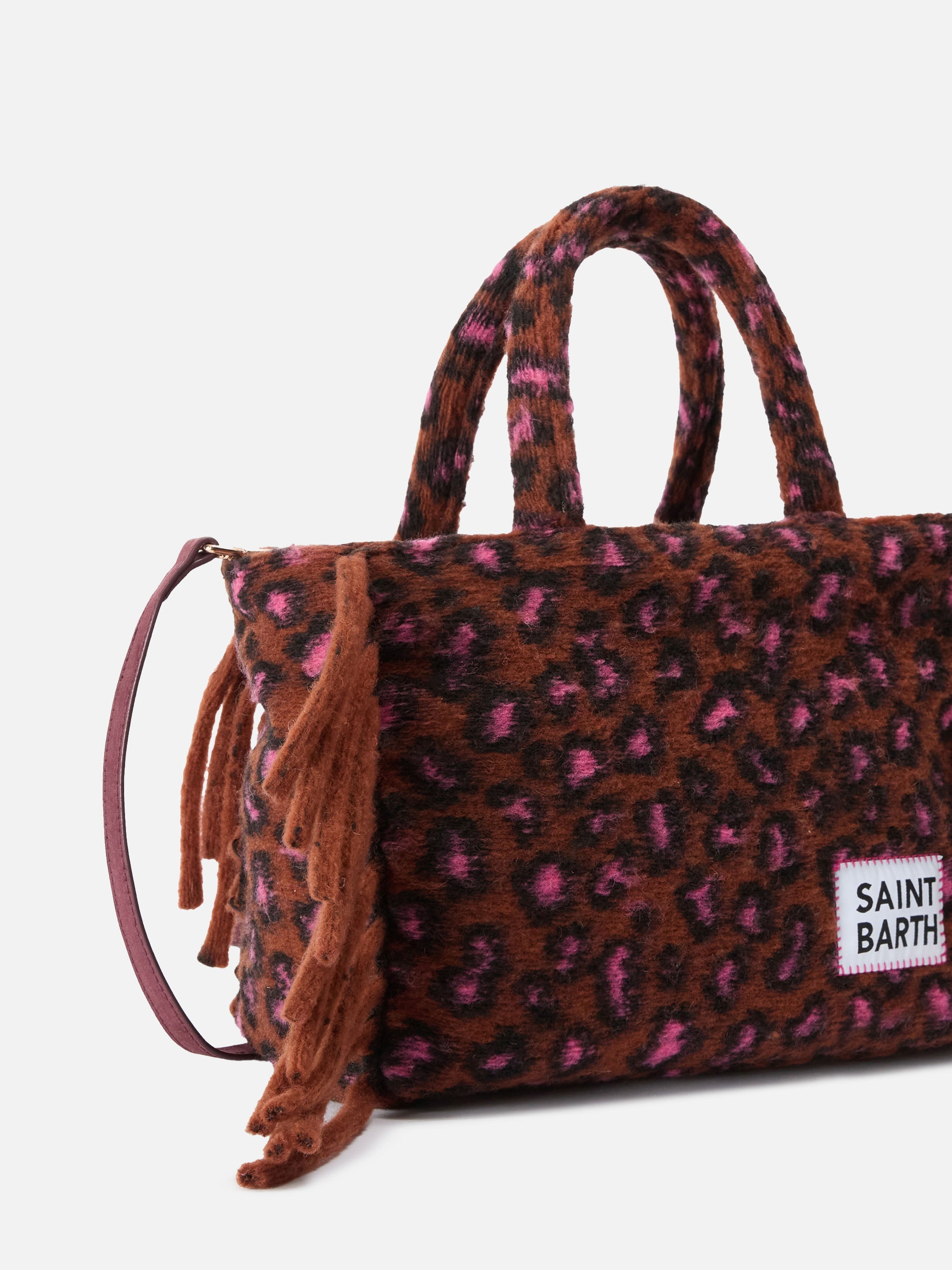 Colette Blanket Handbag With Animalier Print Bag