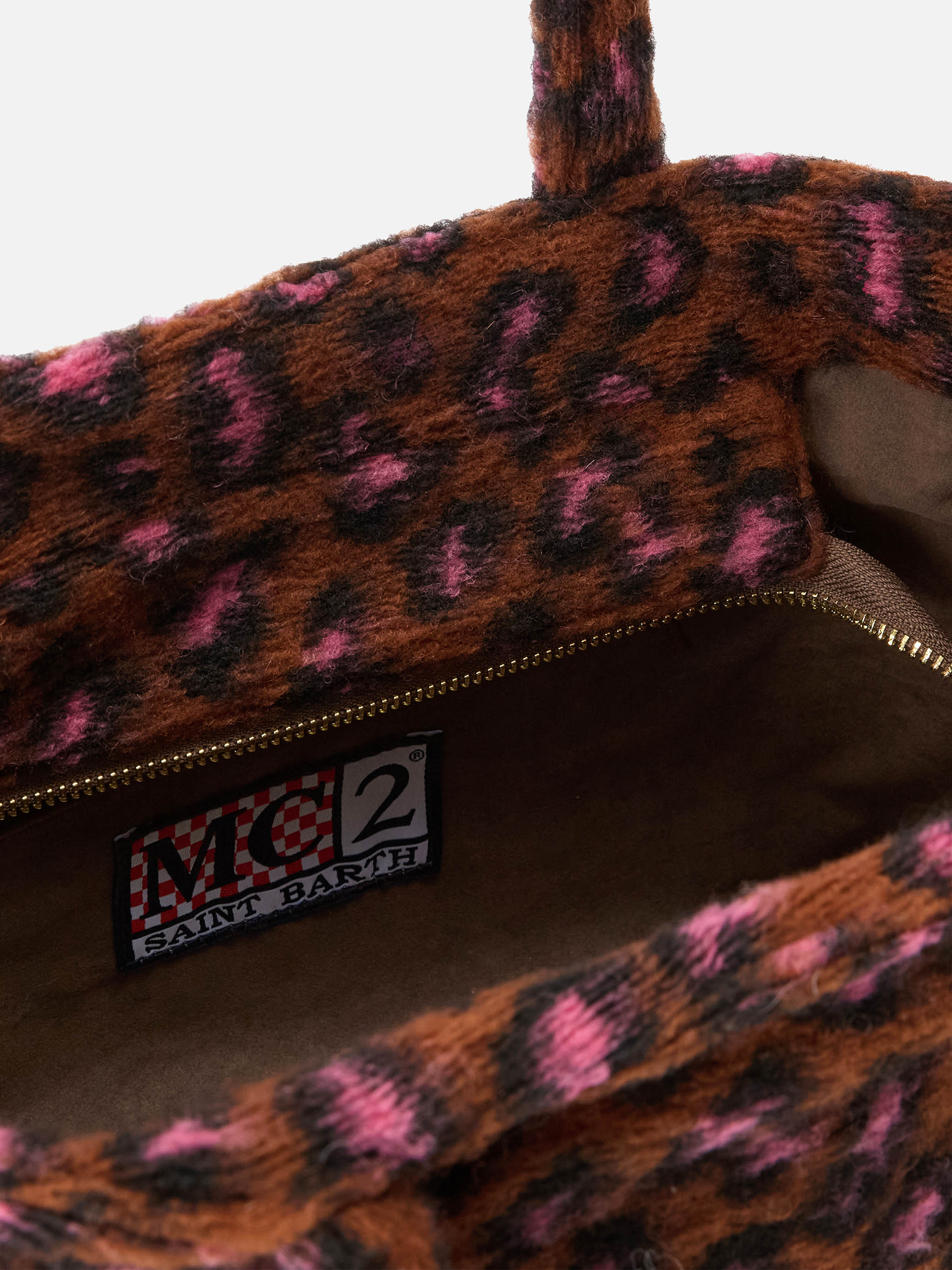 Colette Blanket Handbag With Animalier Print Bag