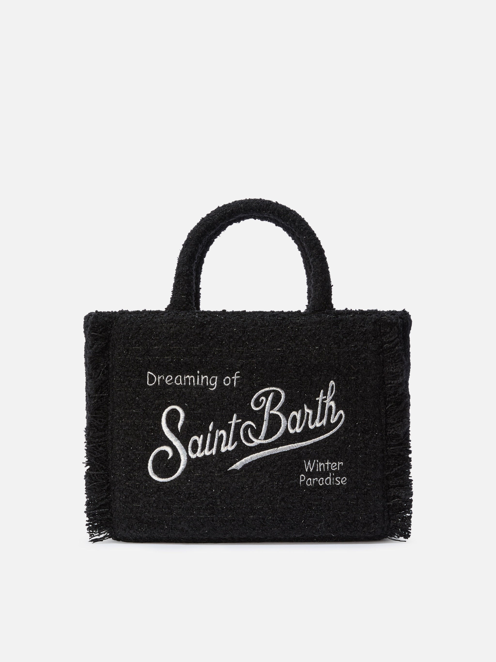 Colette Tweed Handbag In Black Wool Blend __single__ Bag